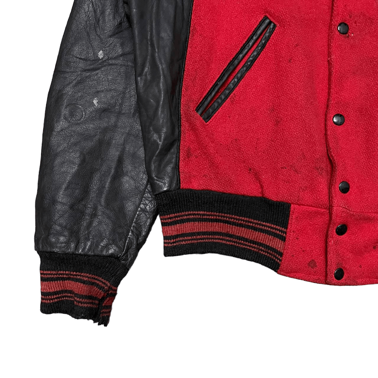 Vintage Vintage H.E.C.E. Varsity Jacket Wool Leather Size US M / EU 48-50 / 2 - 3 Thumbnail