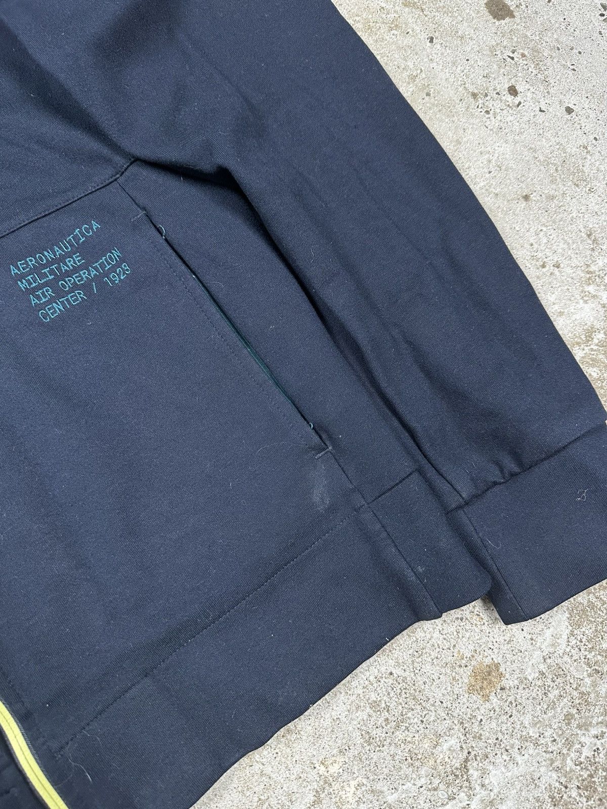 Aeronautica Militare × Vintage Aeronautica Militare Zip Up Navy Sweatshirt Track Jacket Size US M / EU 48-50 / 2 - 4 Thumbnail