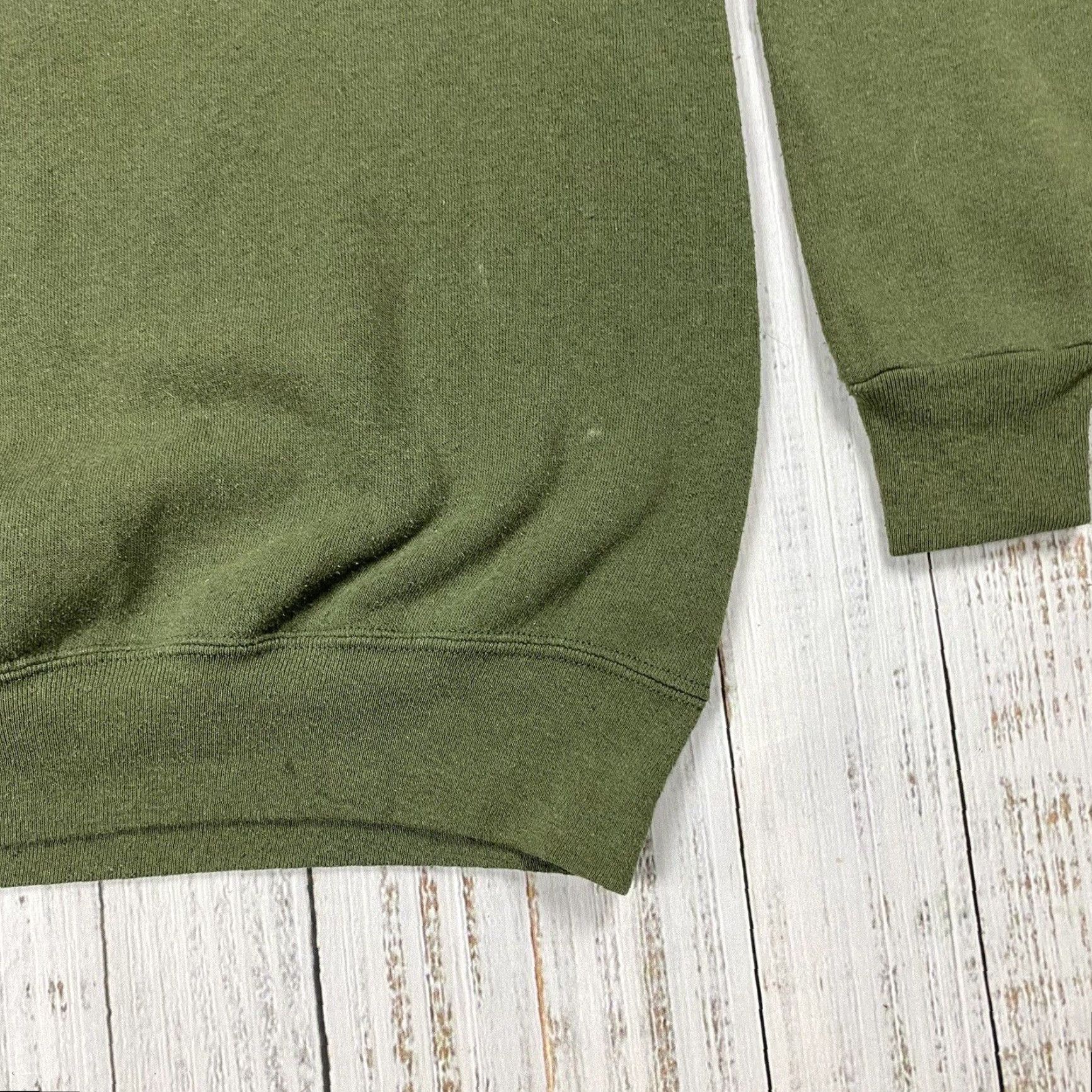 Vintage VTG US TEXTILES US MARINES PT OD GREEN SWEATSHIRT CREWNECK 50/50 USA MADE MEDIUM HOPPER GREEN MARINES PT MILITARY Mens Size US M / EU 48-50 / 2 - 4 Thumbnail