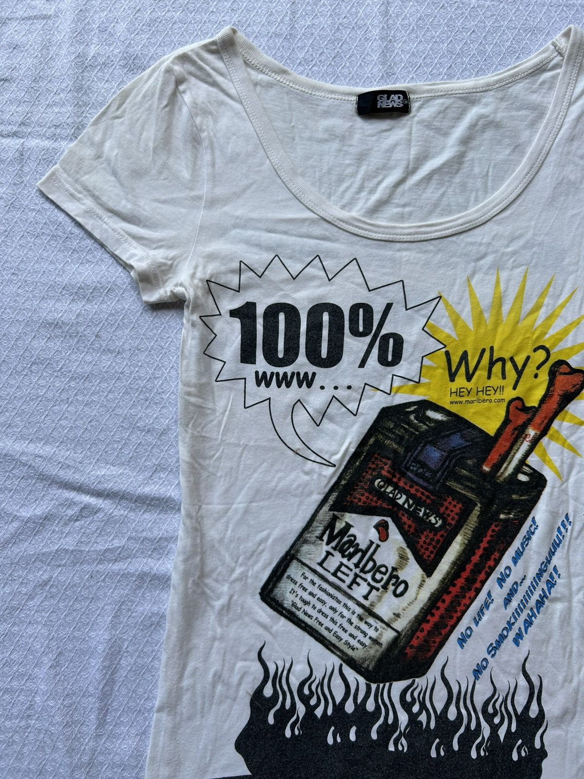 Japanese Brand 💸BINDINGOFFER💸Glad News Flame Malbero 100&www.. Tee Size US M / EU 48-50 / 2 - 4 Thumbnail