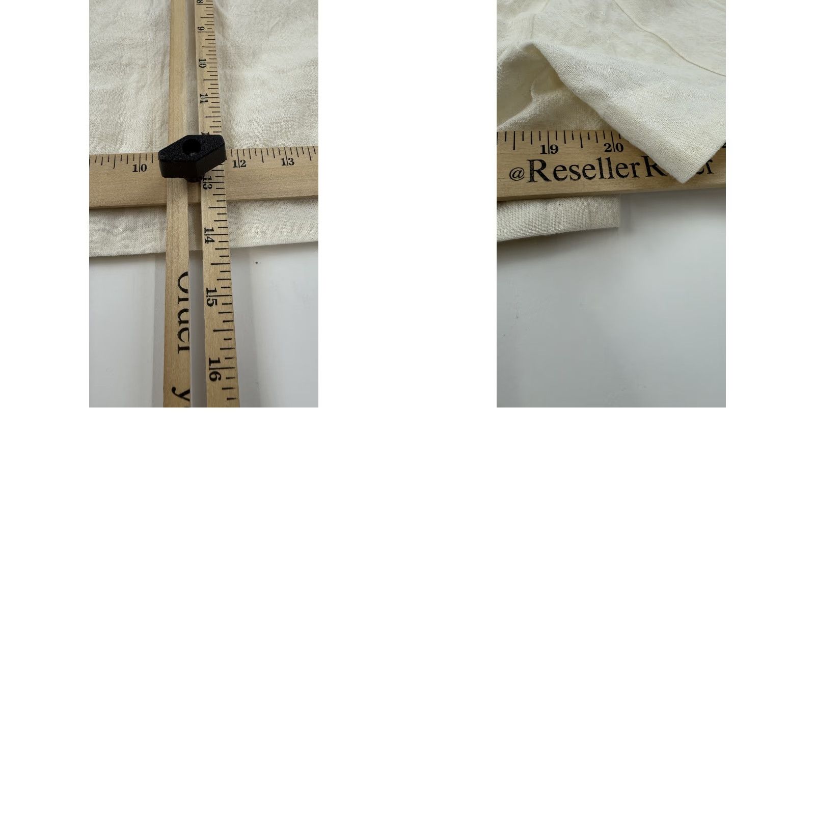 Jacquemus Jacquemus Womens Shirt Cropped Linen Blend 44 Ivory Minimalist French Designer Summer Size M / US 6-8 / IT 42-44 - 8 Thumbnail