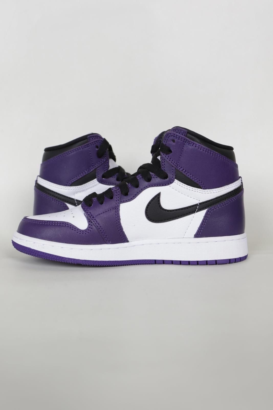 Nike 2020's Nike x Air Jordan 1 Court Purple High-Top Sneakers Size US 6.5 / EU 39-40 - 4 Thumbnail