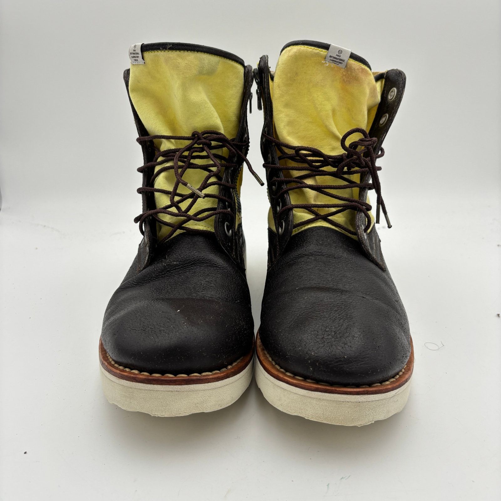 Visvim Visvim 7-Hole '73 Folk Yellow Boots Men's 12 Handmade Size US 12 / EU 45 - 2 Thumbnail