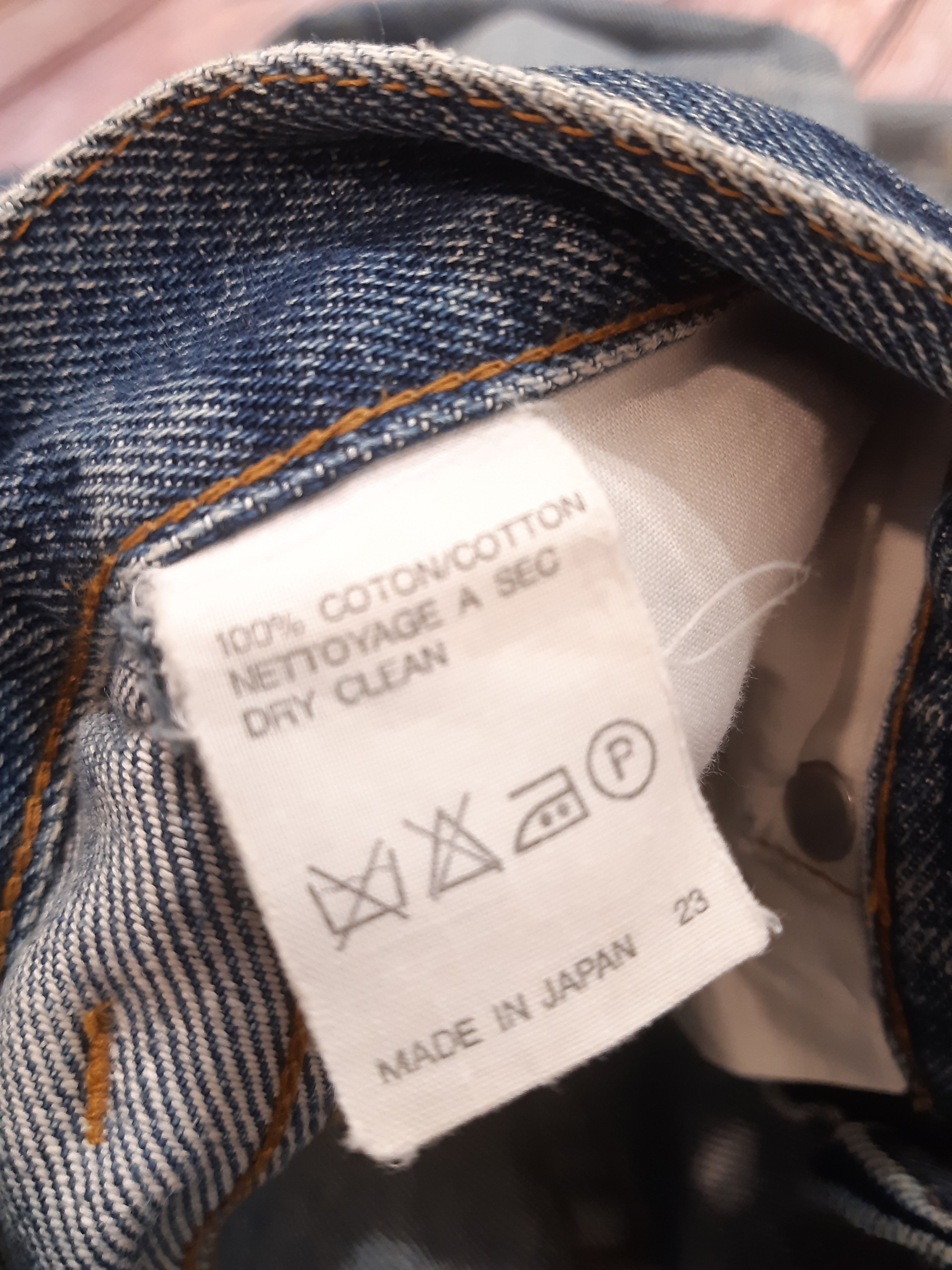 A.P.C. APC Jeans Patchworks Vintage Distressed Size US 31 - 24 Thumbnail