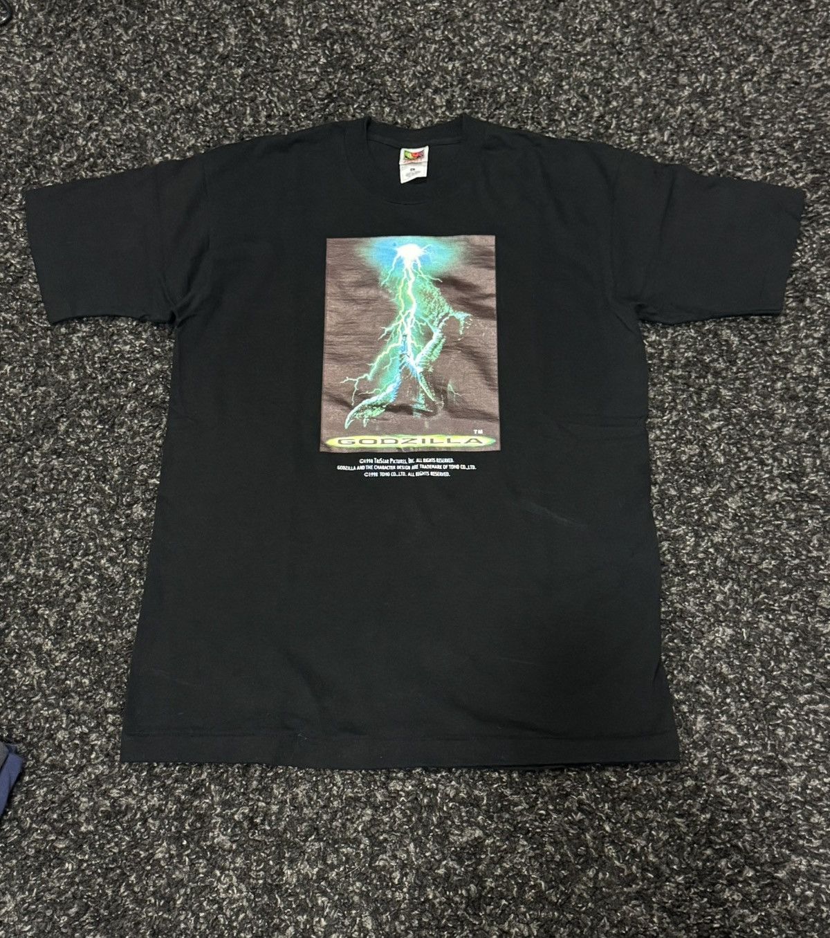 Fruit Of The Loom Vintage Godzilla 1998 Summer Promo Tshirt Size US L / EU 52-54 / 3 - 1 Thumbnail