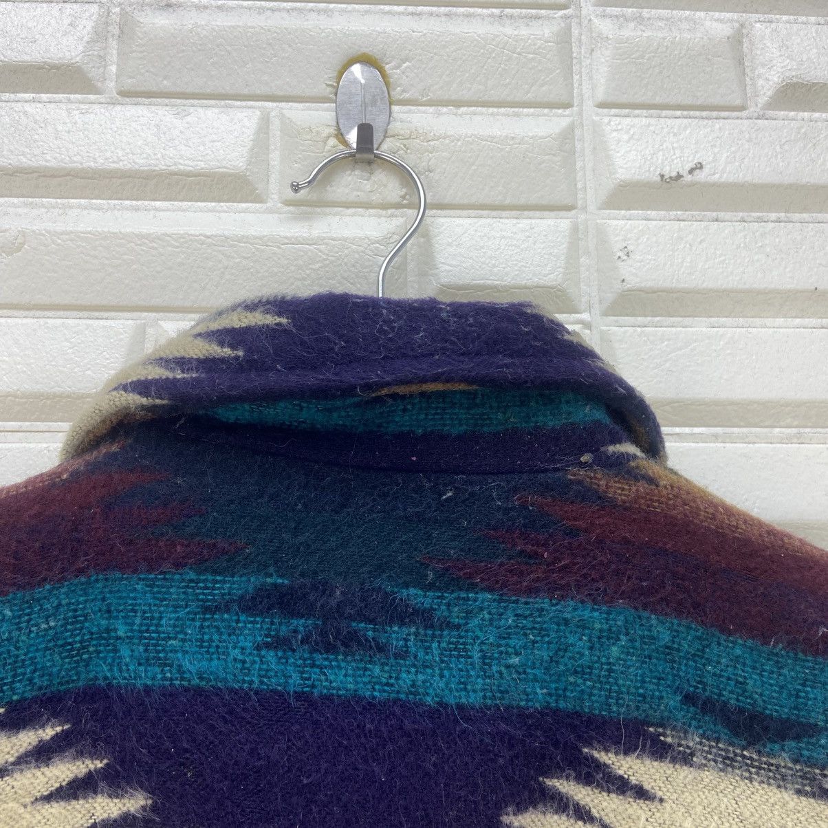 Japanese Brand × Native Vtg Japanese Brand Native Navajo Loose Polar Fleece Jacket Size US S / EU 44-46 / 1 - 10 Thumbnail