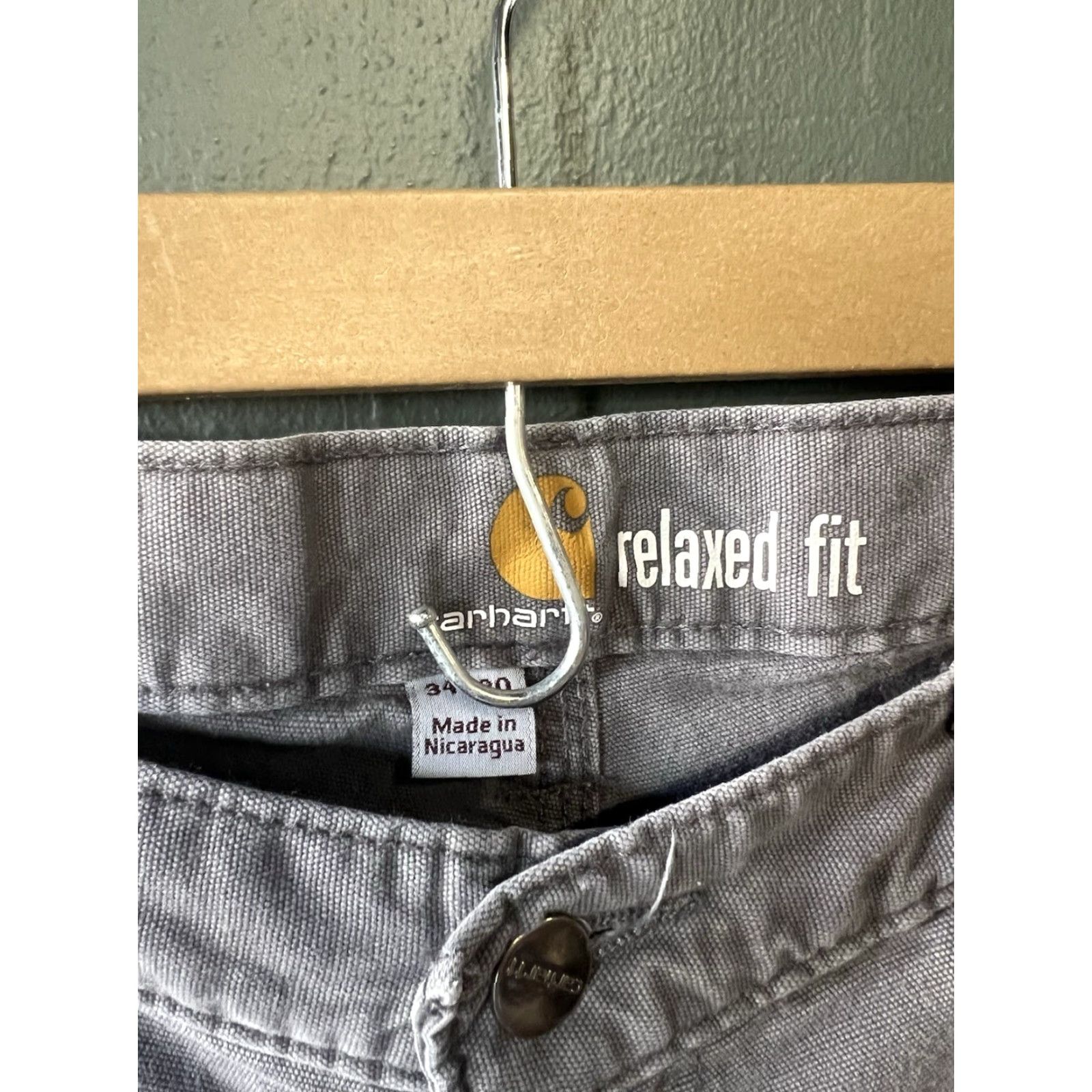 Carhartt Carhartt Mens Gray Straight Leg Relaxed Fit Canvas Pants Size 34 x 30 User: Carhartt Mens Gray Straight Leg Relaxed Fit Canvas Pants Size 34 x 30 Size US 34 / EU 50 - 3 Thumbnail