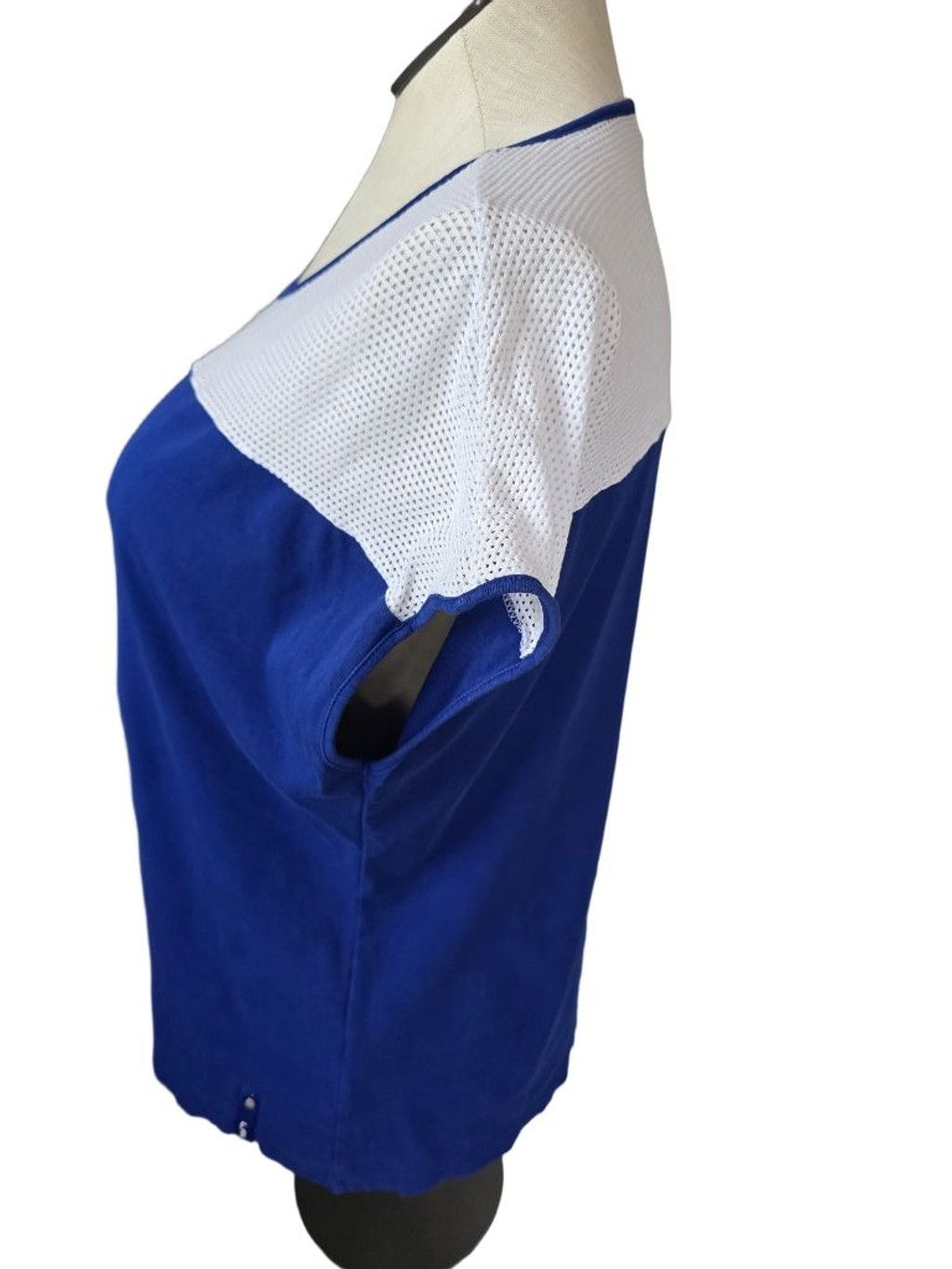 Lauren Ralph Lauren Women's Lauren Ralph Lauren Blue & White Short Sleeve Tee XL Size XL / US 12-14 / IT 48-50 - 2 Thumbnail