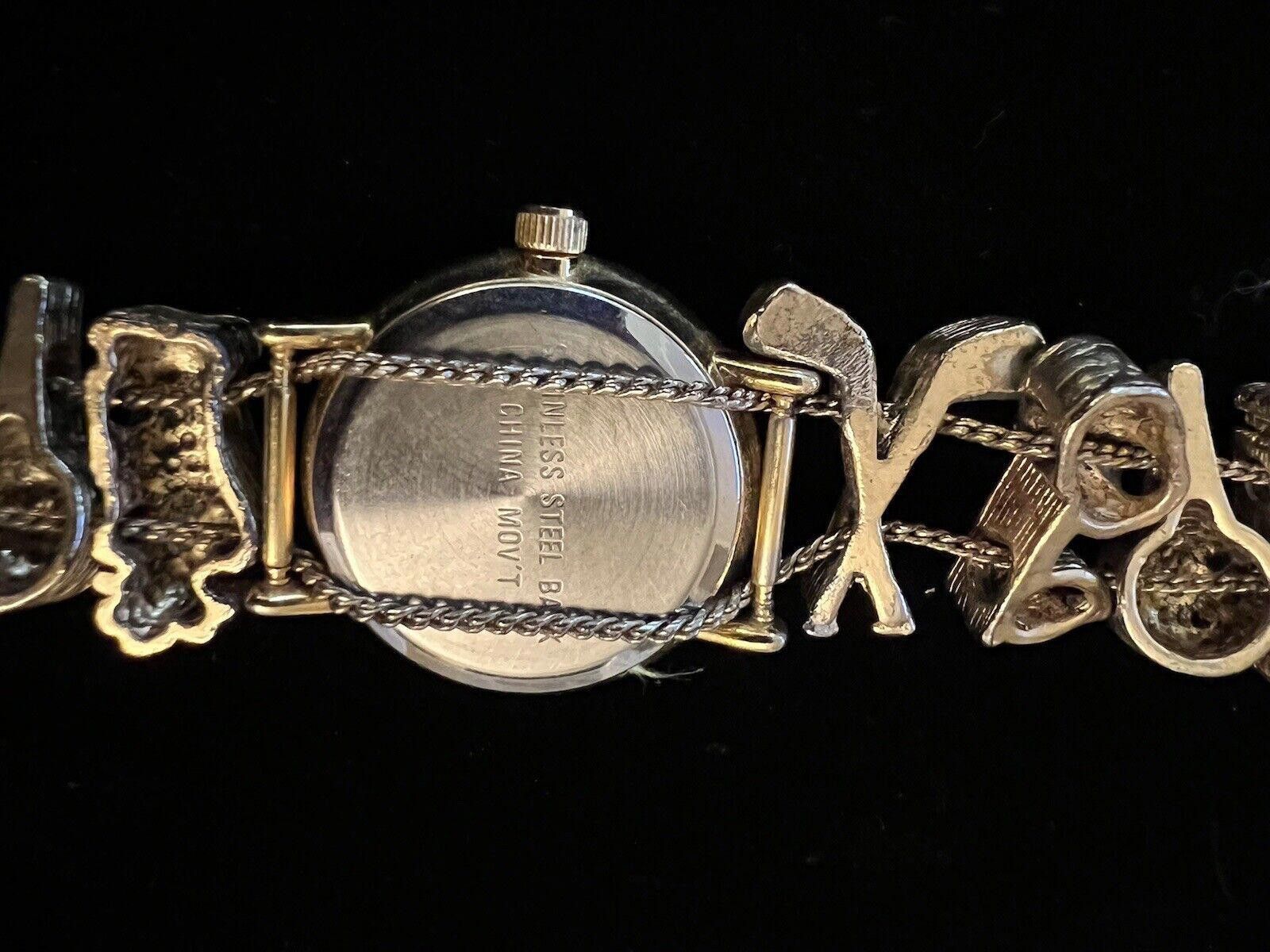Designer Vintage Slide Time Golf Ladies Watch New Battery Size ONE SIZE - 2 Thumbnail