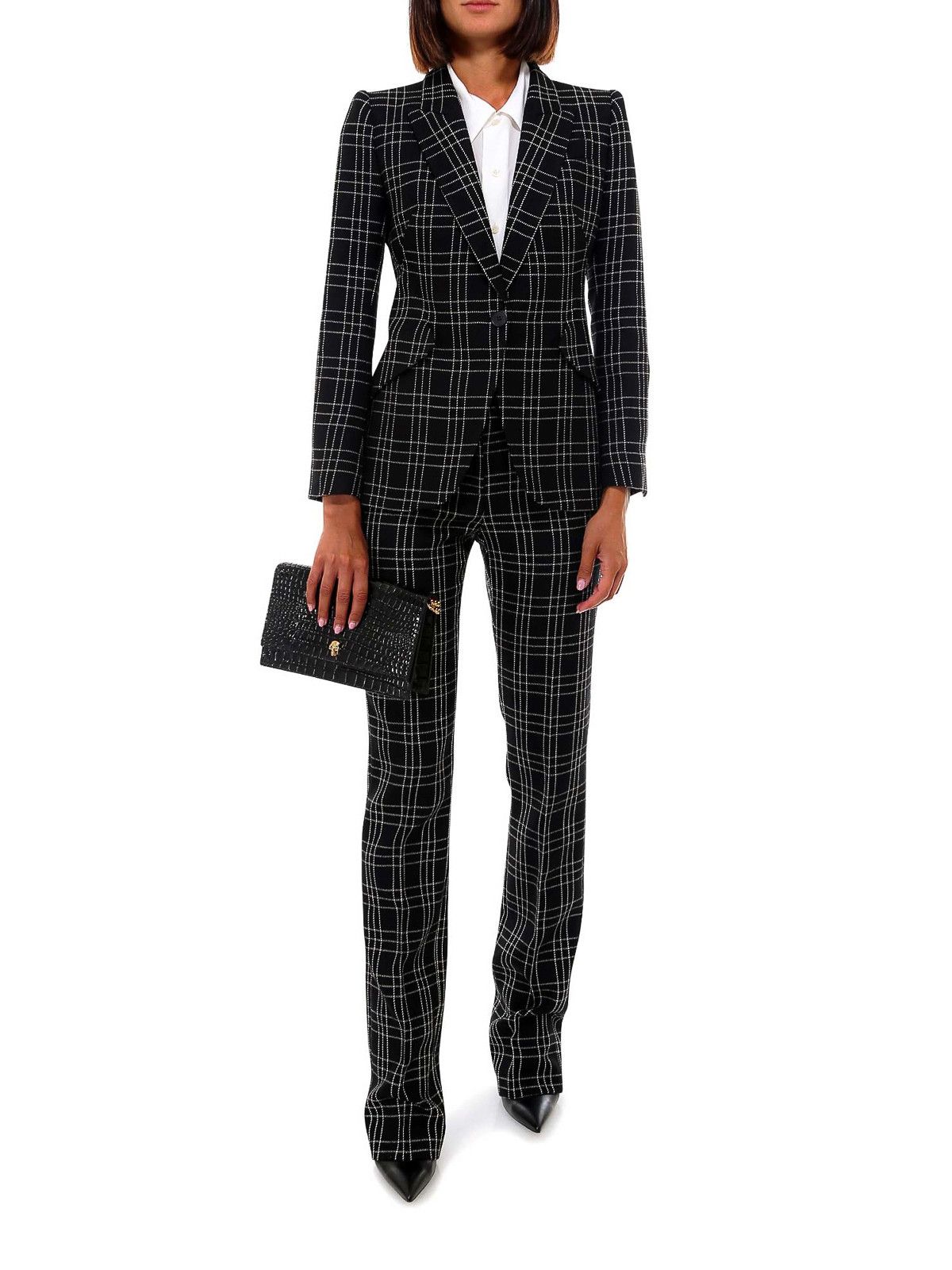 Alexander McQueen o1y0325 Pant in Black Size 27" / US 4 / IT 40 - 2 Thumbnail