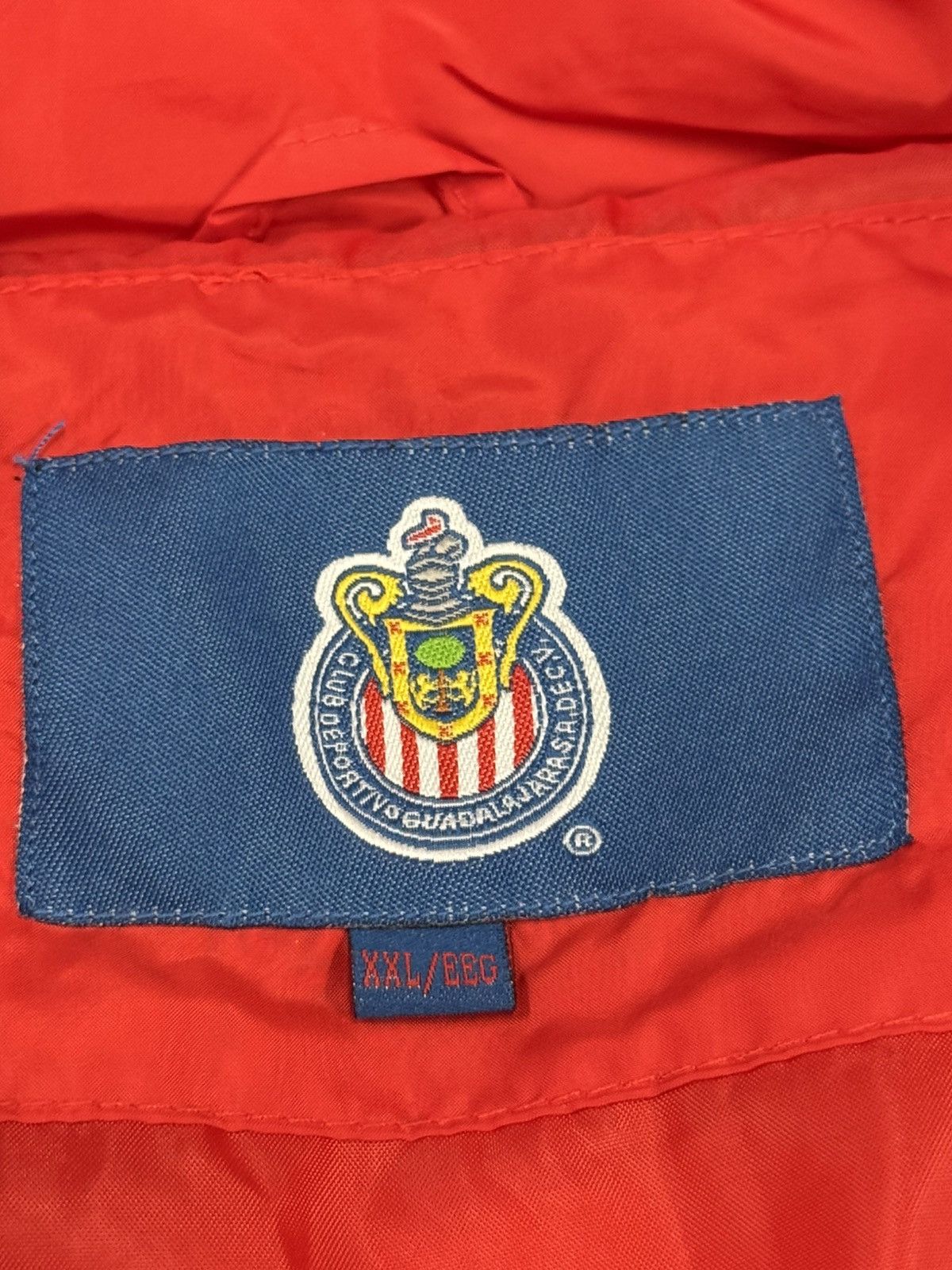 Vintage Chivas Guadalajara Football Puffy Puff Nutspe Soccer Vest Size US XXL / EU 58 / 5 - 5 Thumbnail