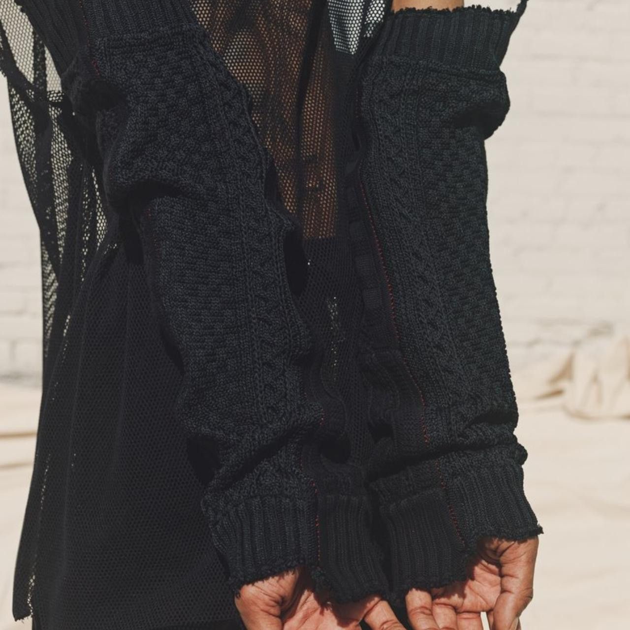 Takahiromiyashita The Soloist. spring summer 2021 Deconstructed Arm Warmers Gloves Size ONE SIZE - 8 Thumbnail