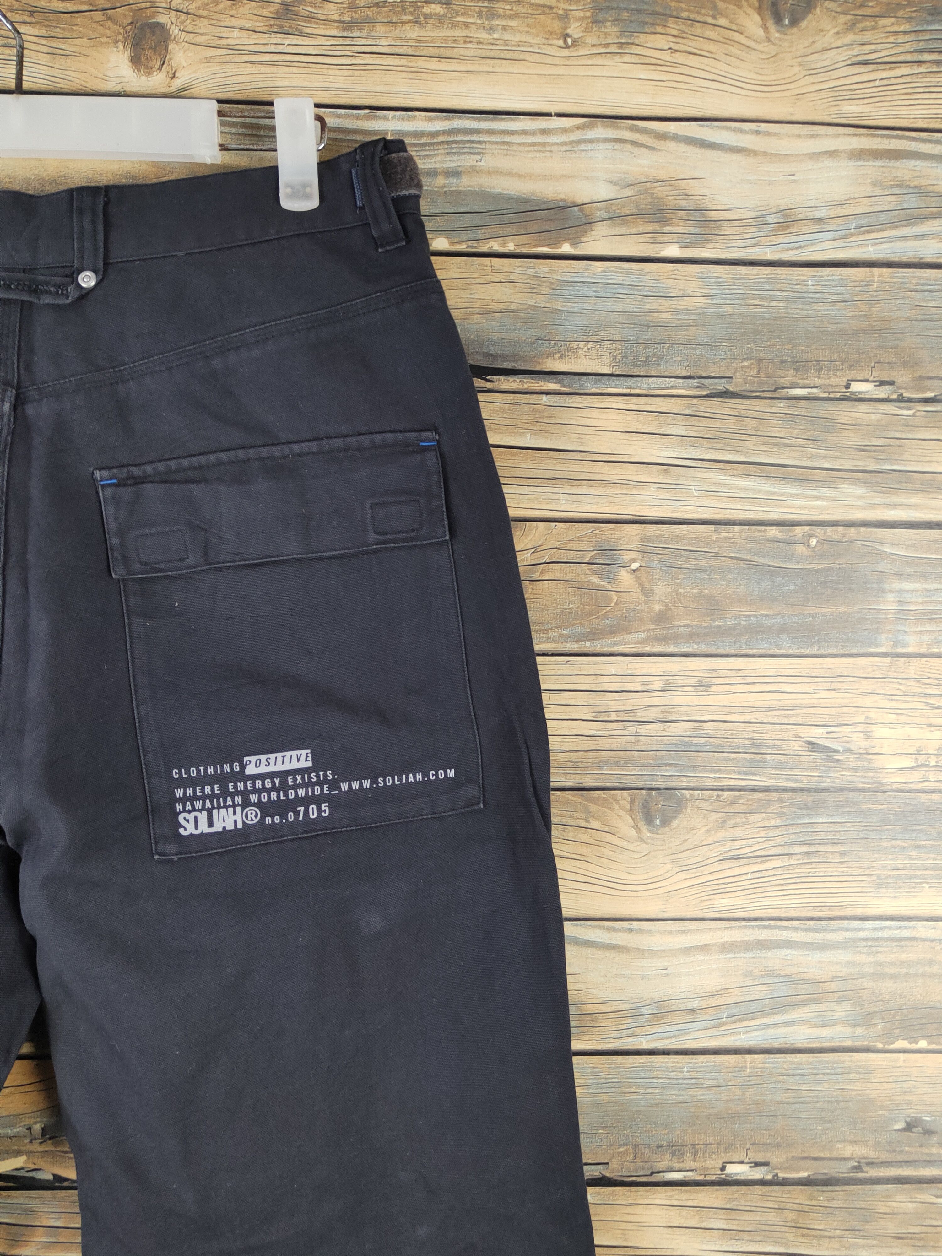 Japanese Brand DL Soljah Black Multipocket Tactical Cargo Pants #1964 Size US 32 / EU 48 - 13 Thumbnail