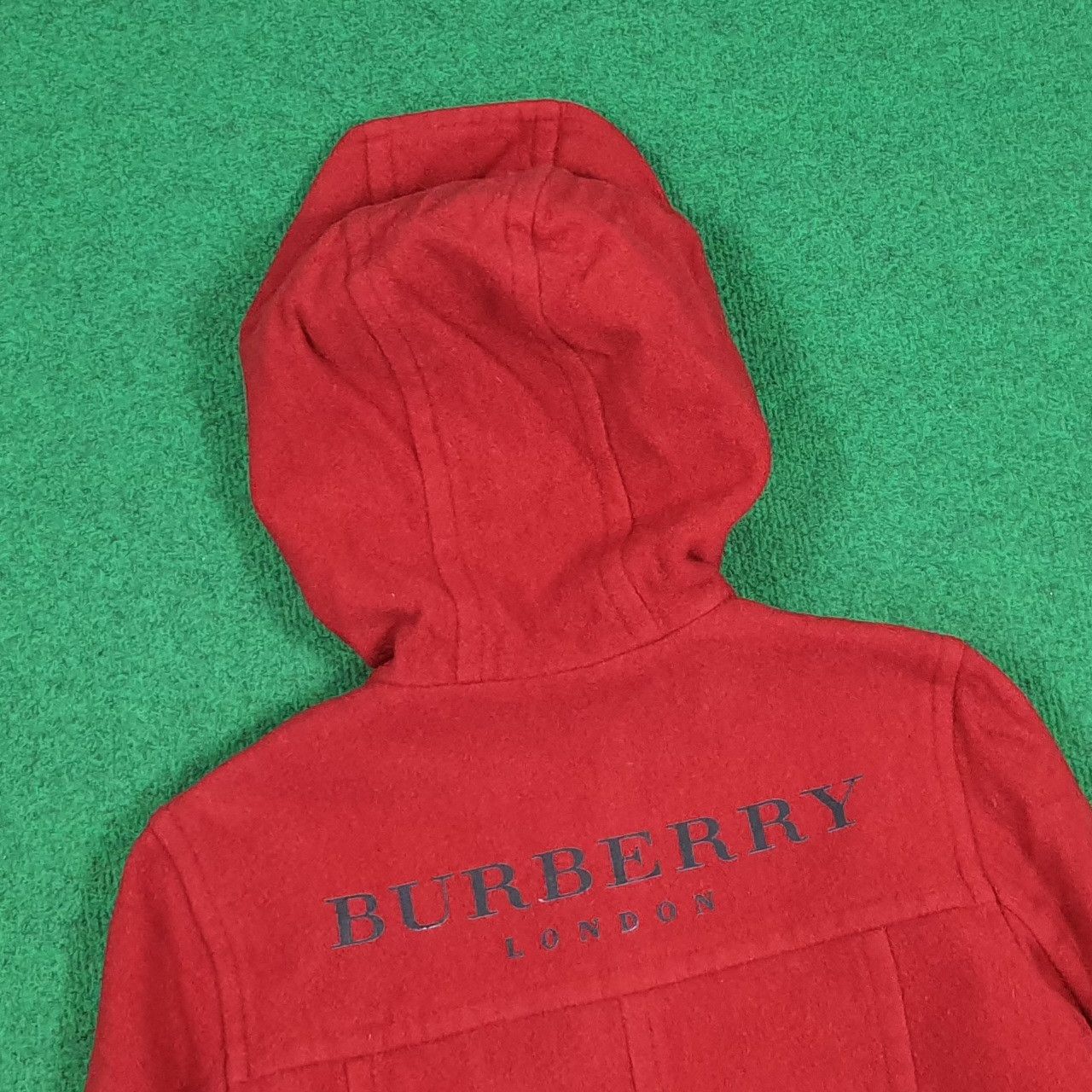 Burberry Burberry London Blue Label Red Wool Hoodie Jacket C298N12 Size XS / US 0-2 / IT 36-38 - 5 Thumbnail