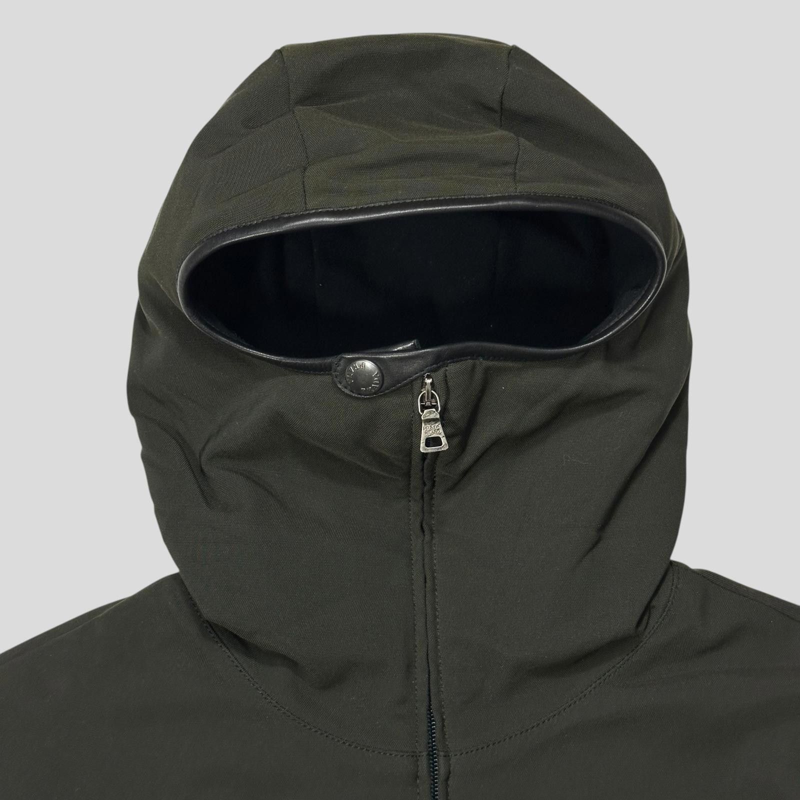 Prada Prada Sport 1999 Balaclava Fleece Lined Moto Jacket IT50 (L) Size US L / EU 52-54 / 3 - 5 Thumbnail