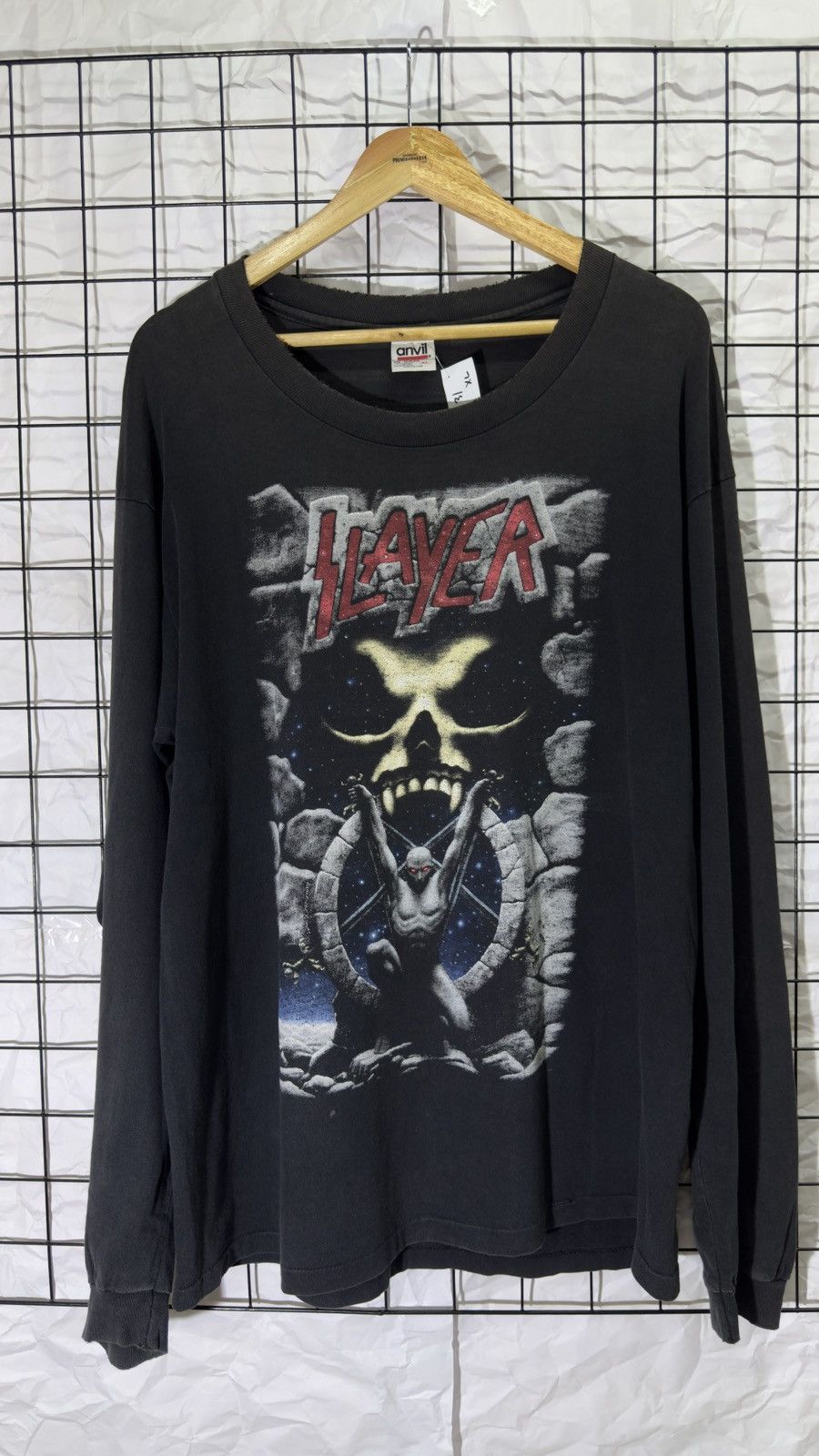 Band Tees Vintage 1995 slayer live intrusion band tee shirt Size US XL / EU 56 / 4 - 1 Thumbnail