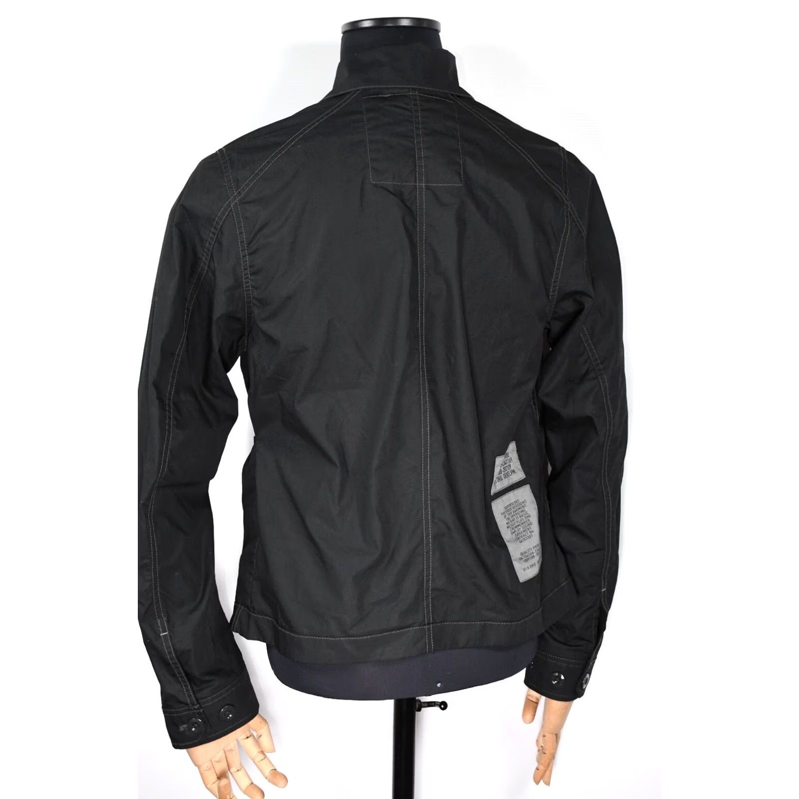 G-Star G-Star Raw Utility Poplin Indoor Jacket Black M Overshirt Pocket Jacket Mens Size US M / EU 48-50 / 2 - 3 Thumbnail