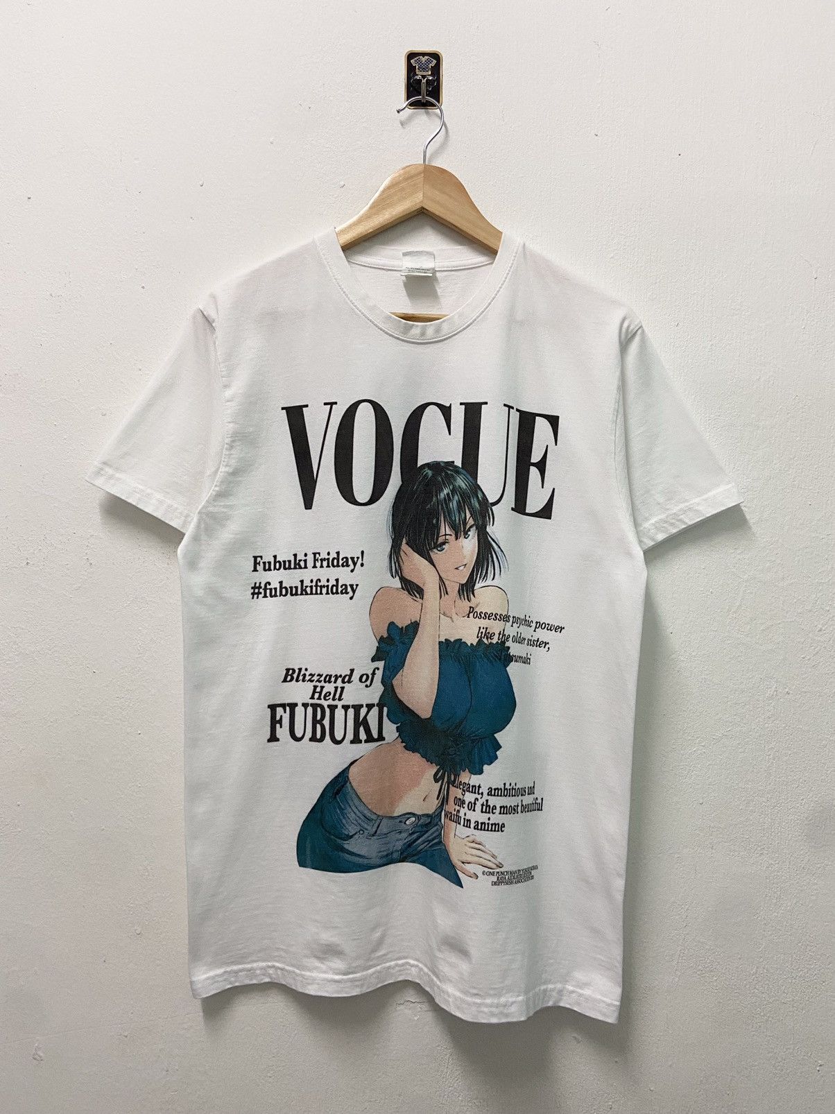Anime × Japanese Brand × Pervert 2000's Bootleg Anime One Punch Man Fubuki Vogue T-Shirt Size US M / EU 48-50 / 2 - 1 Thumbnail