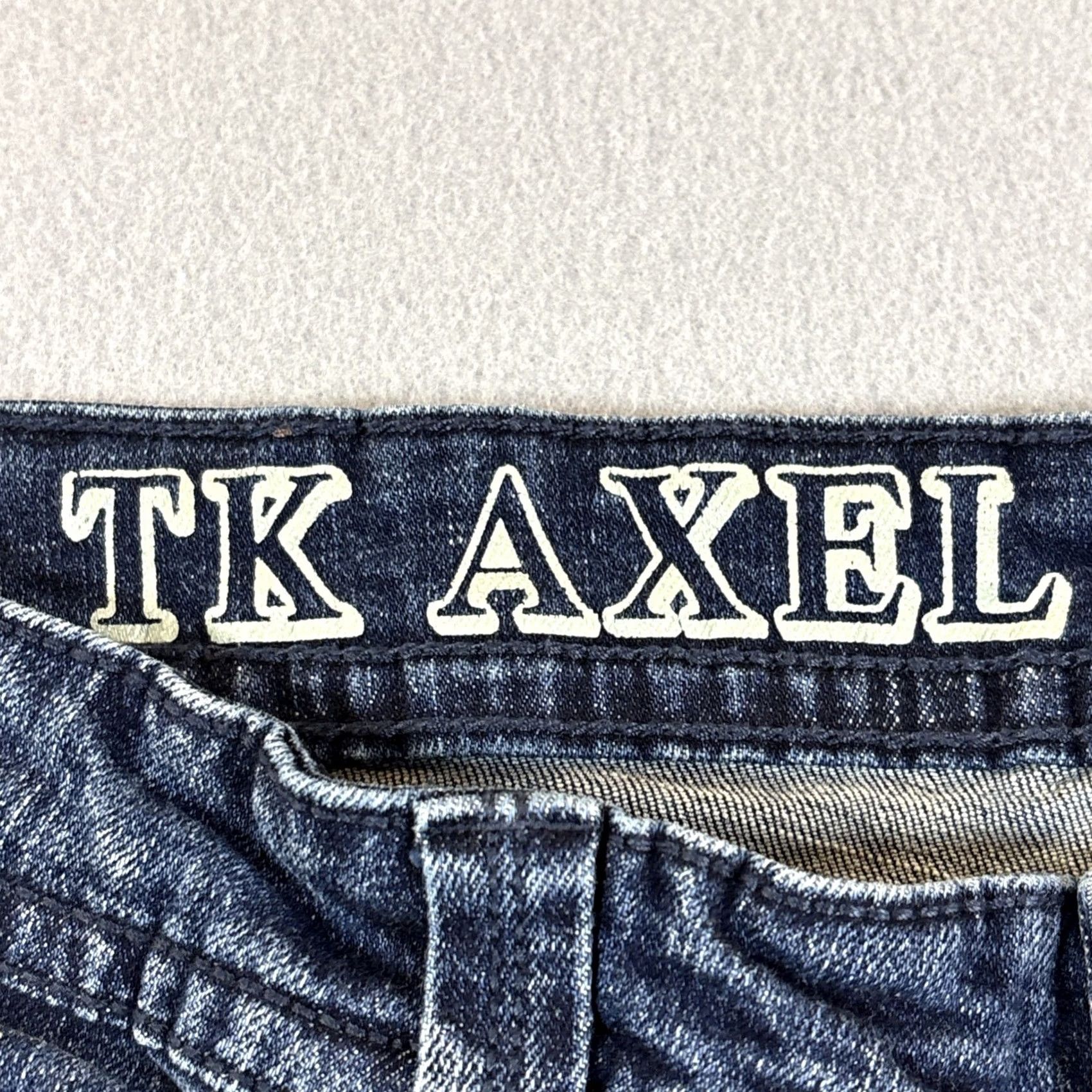 Vintage Axel Jeans Mens 36x30 Blue Slim Boot stretch dark western work comfort Size US 36 / EU 52 - 3 Thumbnail