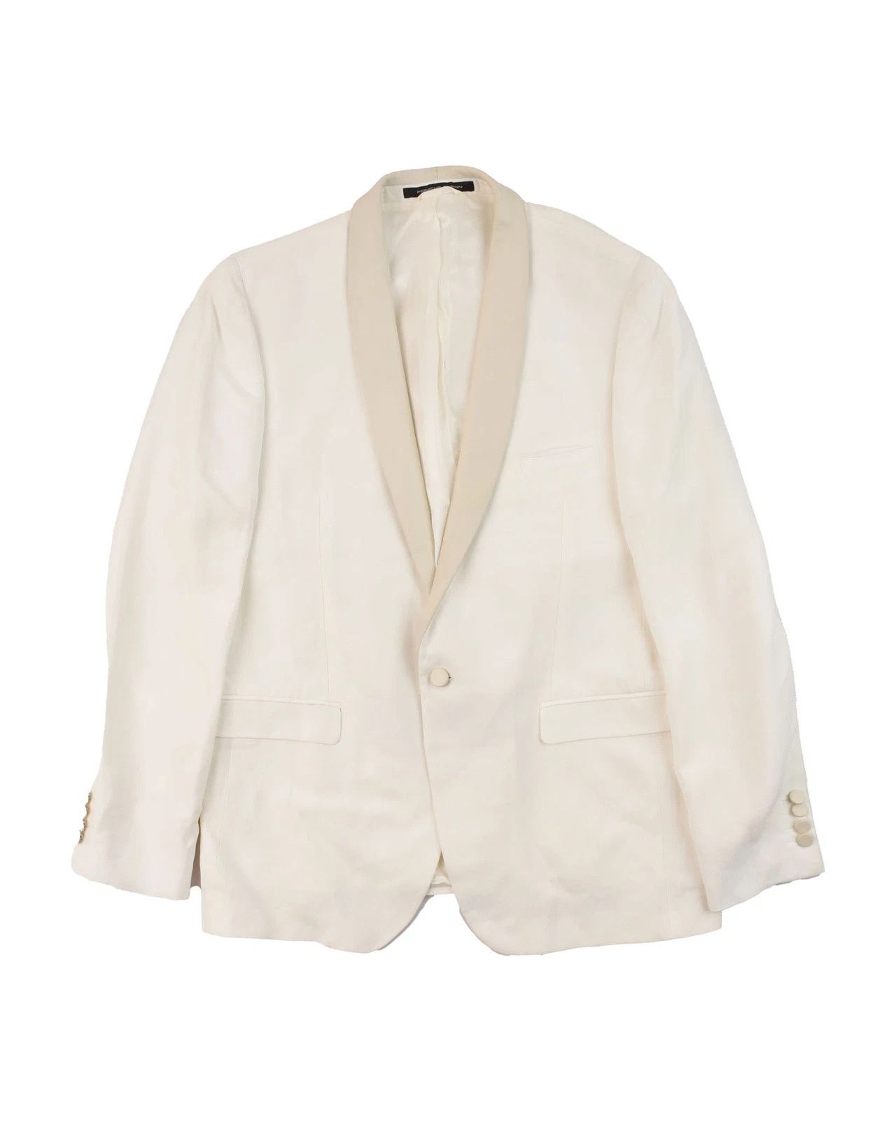 Porsche Design Porsche Design M Tuxedo Summer Blazer Linen Leather Trim Size 44R - 1 Thumbnail
