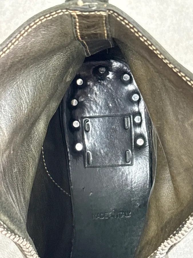 Guidi Guidi Horse Leather Dark Green Zip Boots Size US 6 / IT 36 - 9 Thumbnail
