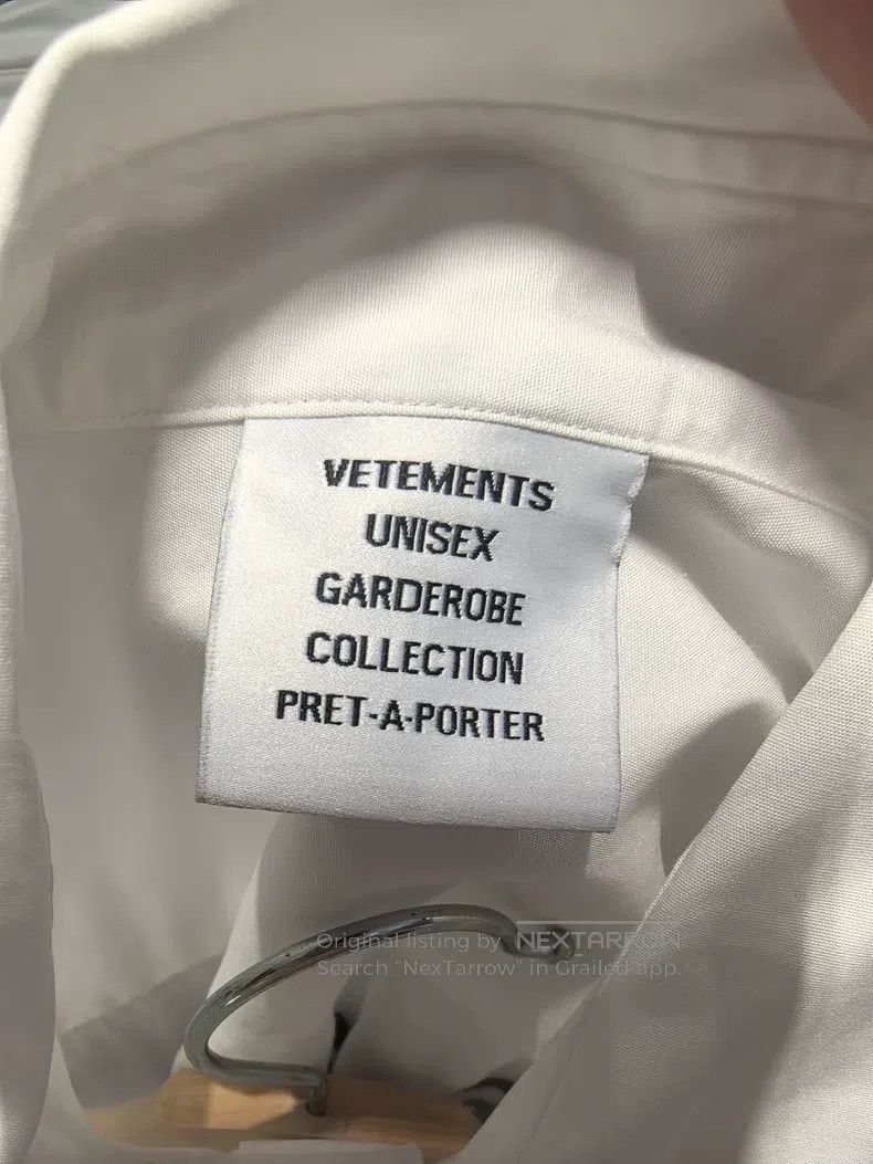 Vetements Vetements Logo Printed Pocket Long Sleeve Shirt Size US M / EU 48-50 / 2 - 4 Thumbnail