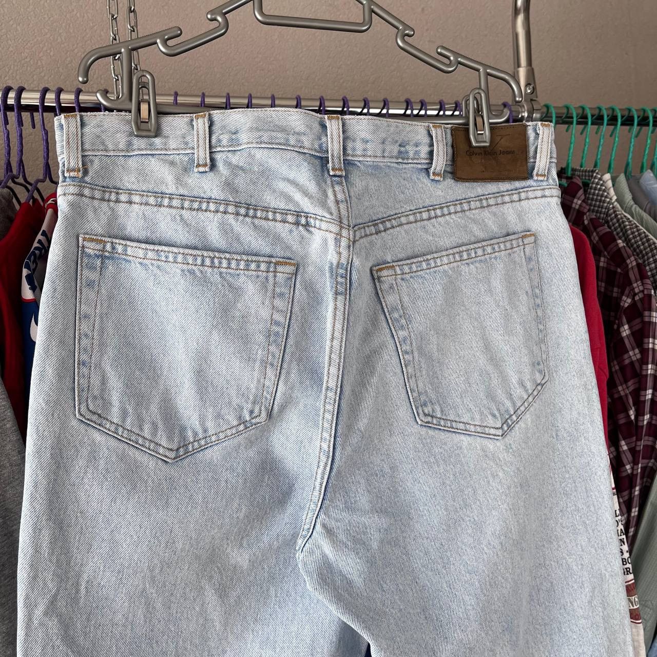 Calvin Klein × Vintage Vintage 90s Calvin Klein Blue Denim Jeans Pants Made in USA Size US 36 / EU 52 - 2 Thumbnail