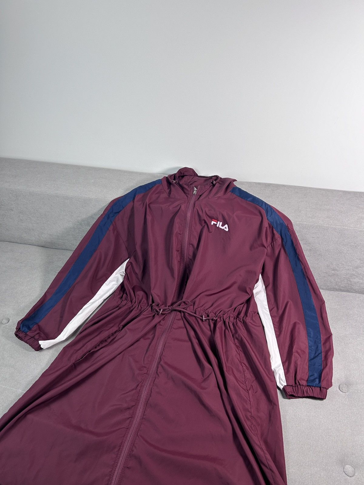 Fila × Japanese Brand × Vintage 90s FILA Nylon Jacket Coat Size US L / EU 52-54 / 3 - 12 Thumbnail
