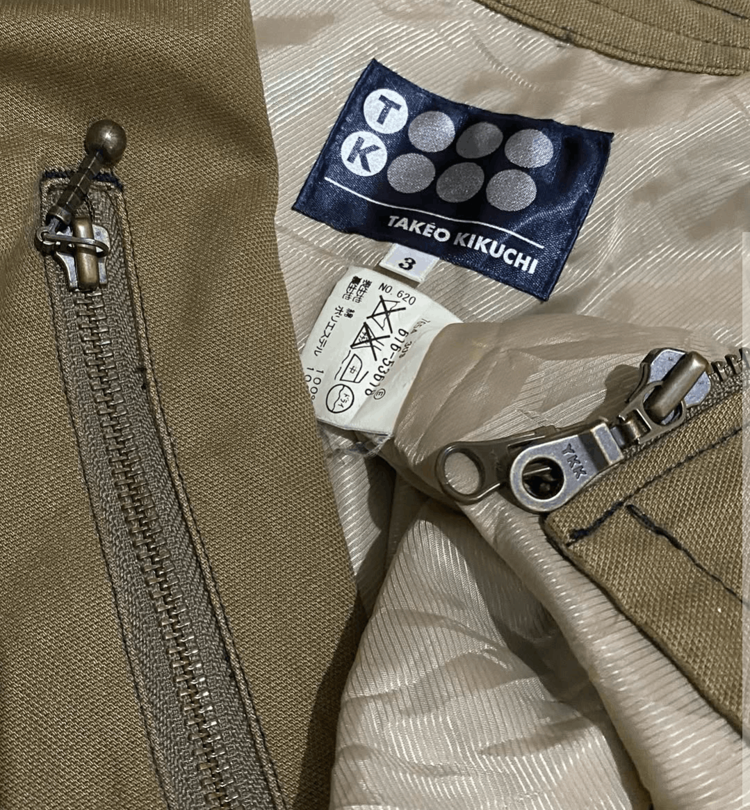 Takeo Kikuchi takeo kikuchi vintage biker canvas jacket Size US L / EU 52-54 / 3 - 3 Thumbnail