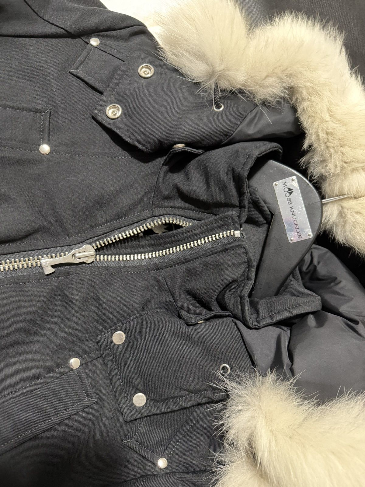 Moose Knuckles Moose Knuckles Black Bomber Jacket Size L / US 10 / IT 46 - 15 Thumbnail