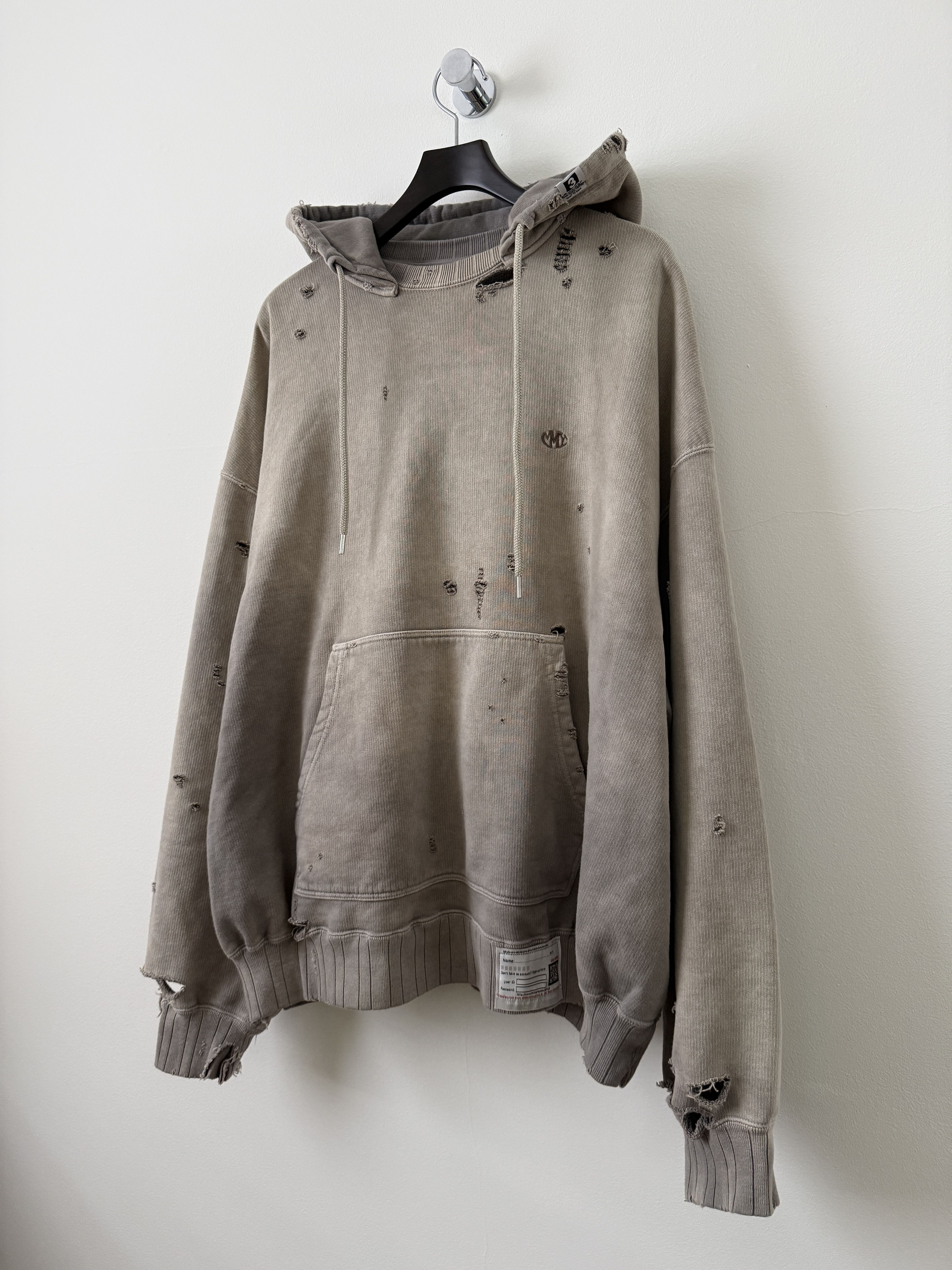 Maison MIHARA YASUHIRO Sun Faded Vintage Crewneck Hoodie Size US S / EU 44-46 / 1 - 3 Thumbnail