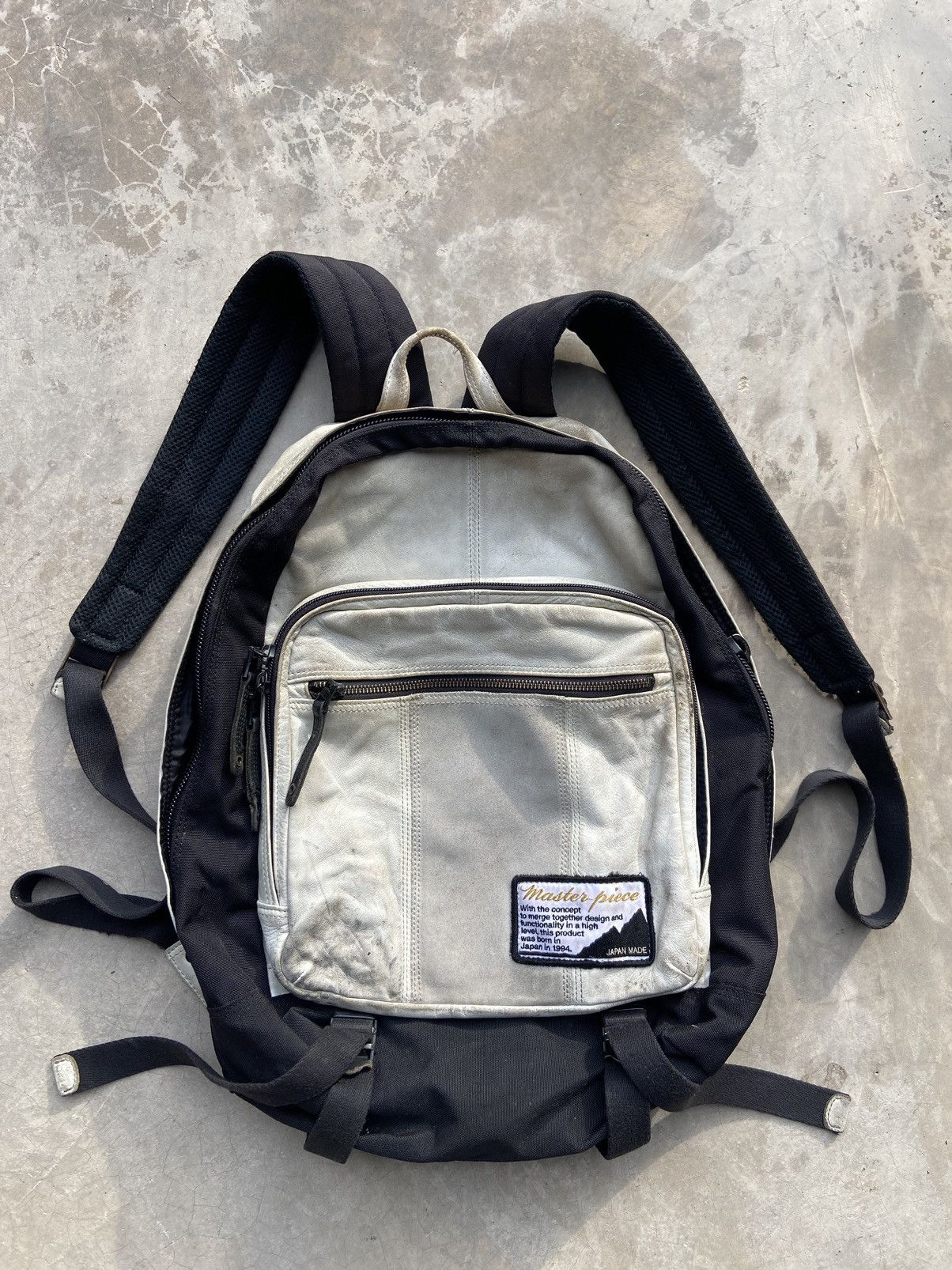 Japanese Brand × MasterPiece Distress Masterpiece Japan Backpack nice Design Size ONE SIZE - 2 Thumbnail