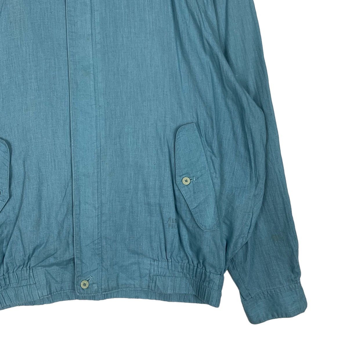 Japanese Brand ARNOLD PALMER Cotton Light Jacket Turquoise #0969-C43 Size US L / EU 52-54 / 3 - 4 Thumbnail