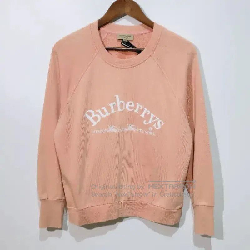 Burberry Burberry Women's Cotton Sweatshirt in Blush Pink. Size M / US 6-8 / IT 42-44 - 1 Thumbnail