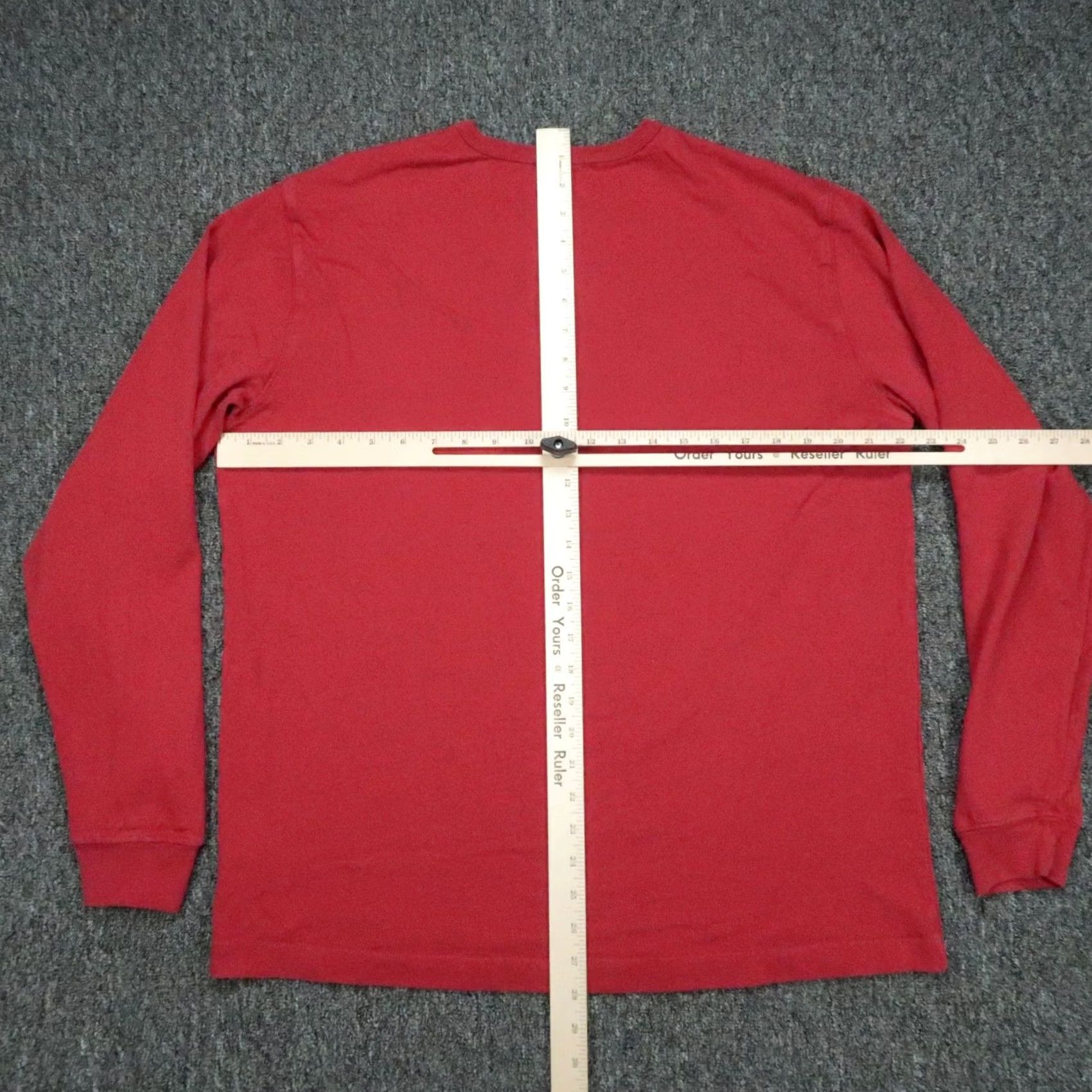 Flint And Tinder Flint and Tinder Shirt Mens Large Red Long Sleeve Tee Cotton Crew Neck Size US L / EU 52-54 / 3 - 6 Thumbnail
