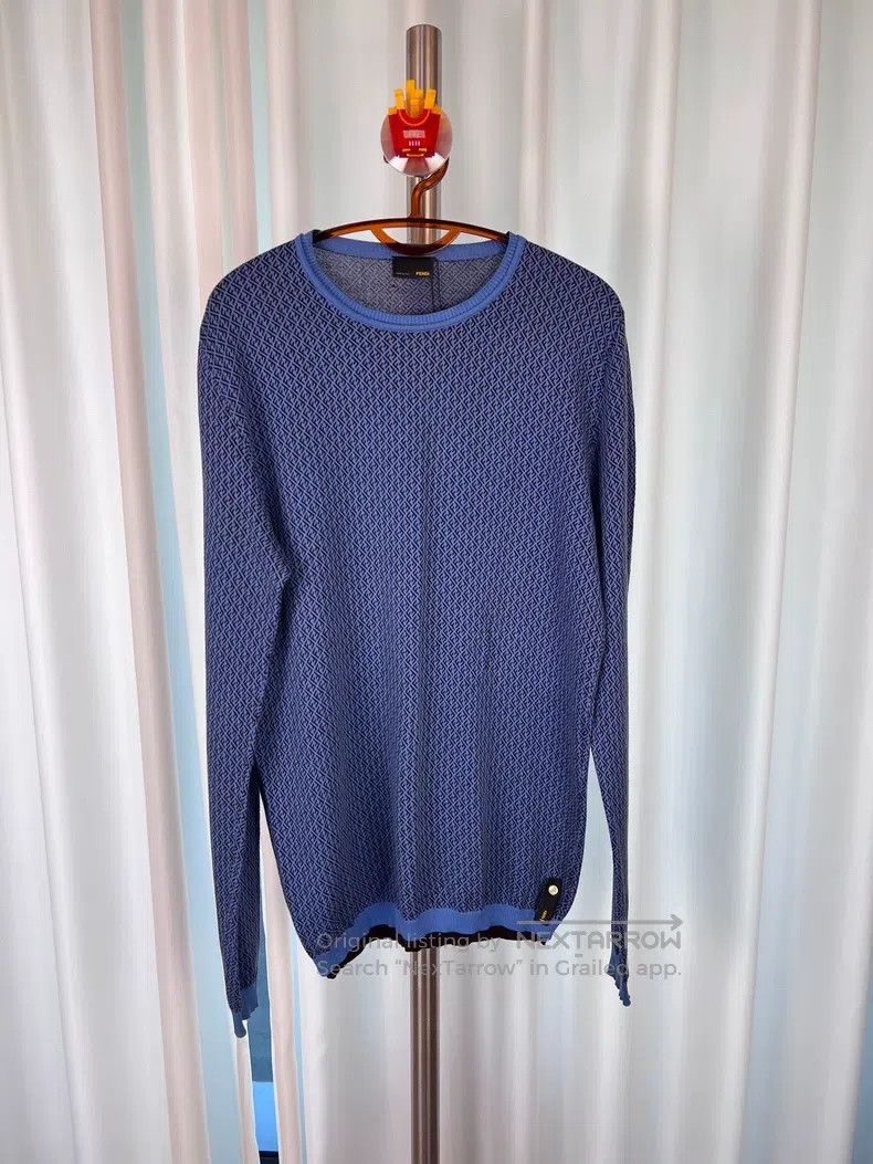 Fendi Fendi Wool old flower full print wool sweater Size US M / EU 48-50 / 2 - 1 Thumbnail