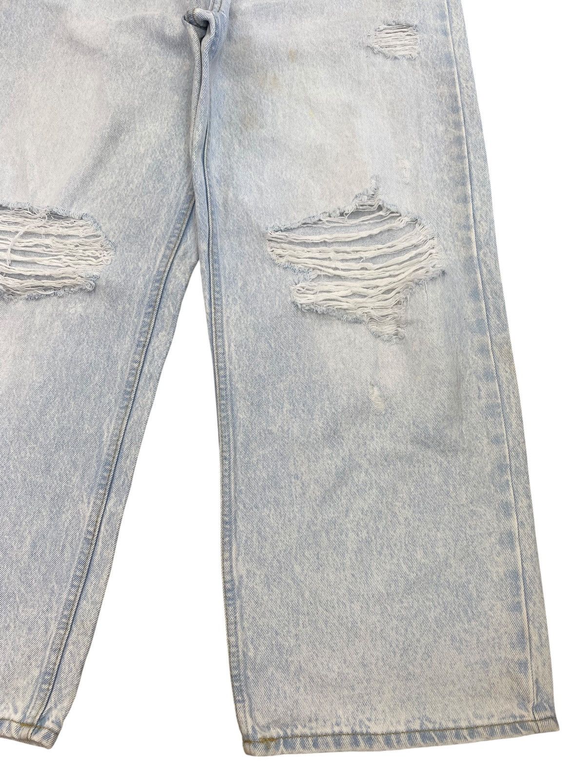 Japanese Brand Japanese Brand Acid Wash Distressed Style Baggy Jeans Size US 31 - 6 Thumbnail