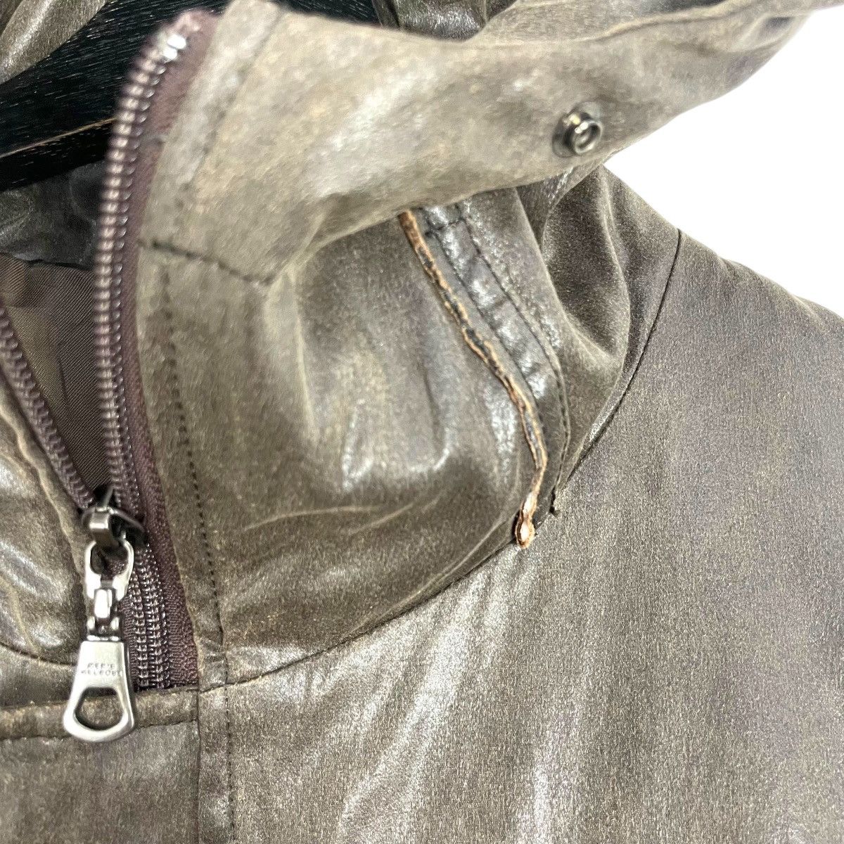 Melrose Vintage Melrose Waxed Jacket Hoodie Japanese Brand Size US M / EU 48-50 / 2 - 10 Thumbnail