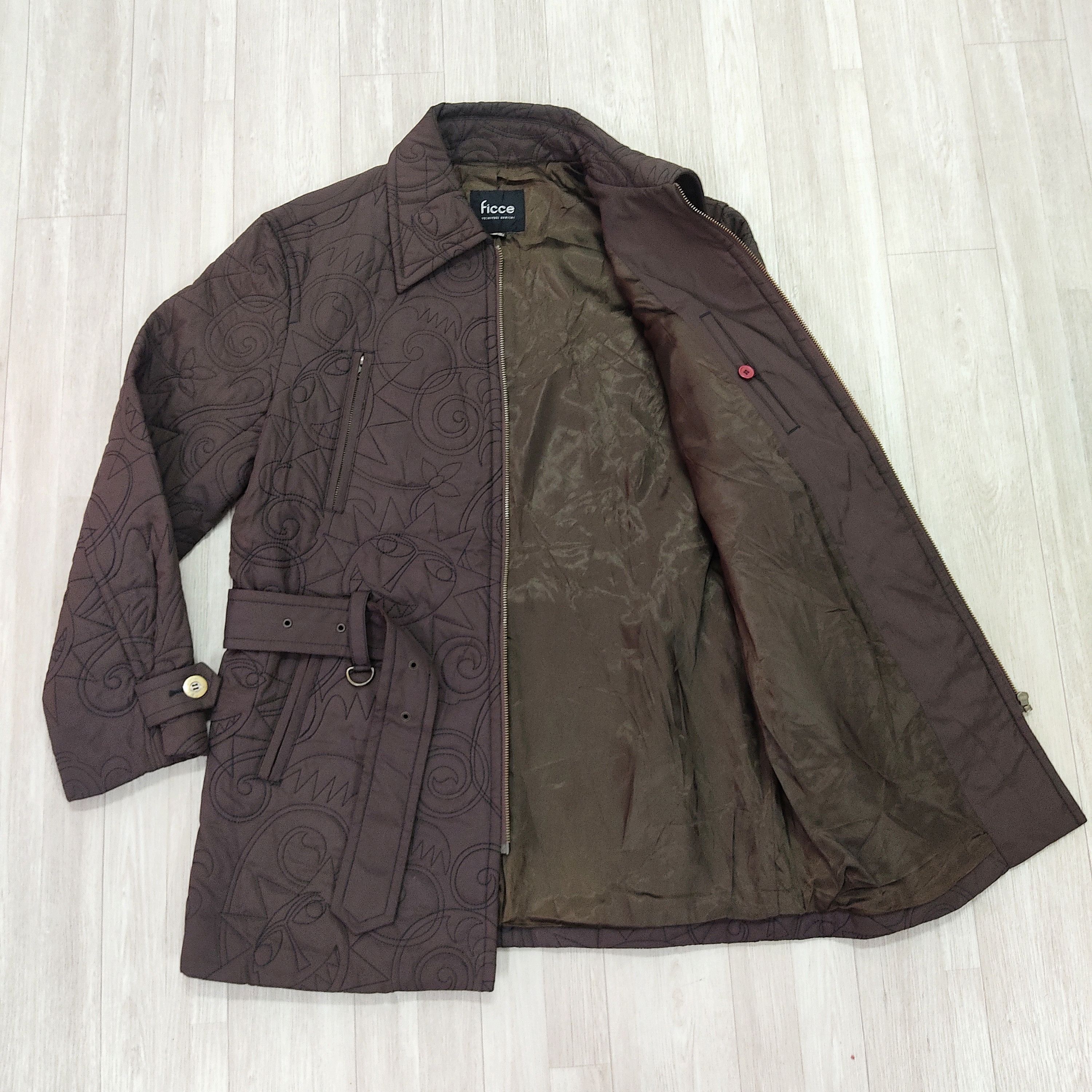 Beauty Beast YOSHIYUKI KONISHI Ficce Uomo AOP Embossed Quilted Jacket Size M / US 6-8 / IT 42-44 - 11 Thumbnail