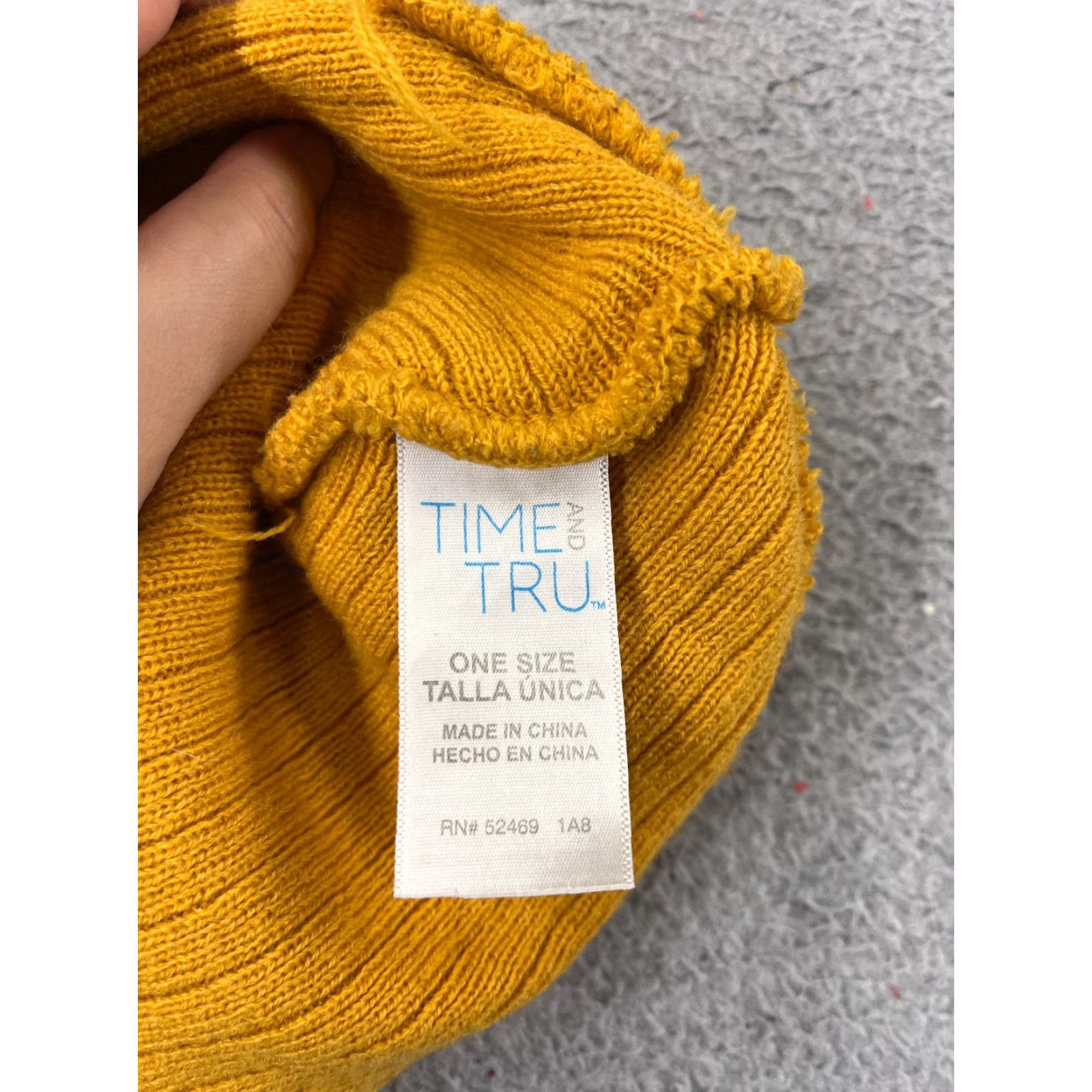 Vintage Time And Tru Beanie Toque Womens One Size Yellow Knit 100% Acrylic Snow Ski Winter Winter Hat Womens One Size Yellow Time And Tru Beanie Toque Size ONE SIZE - 5 Thumbnail