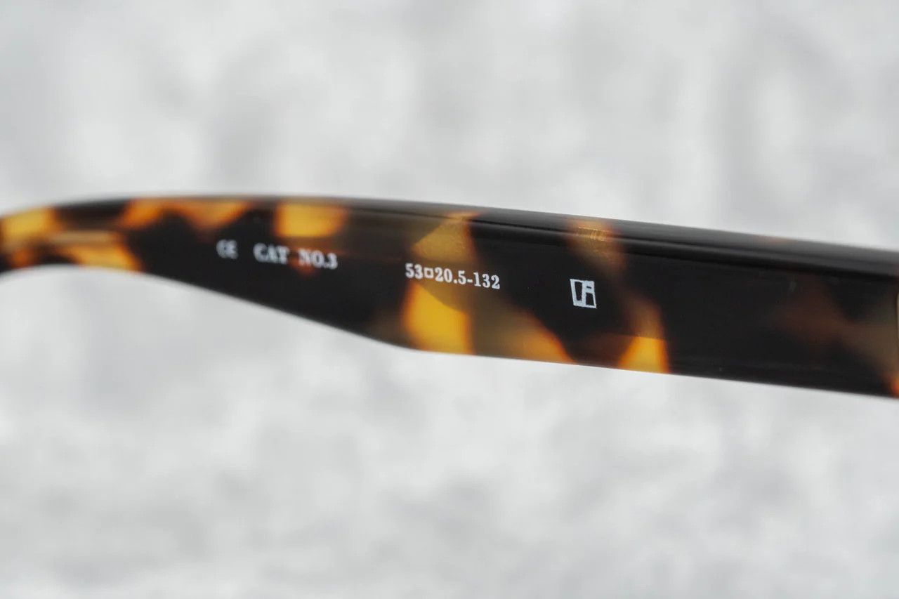 Ann Demeulemeester Ann Demeulemeester Sunglasses Rectangular Tortoise and Grey Size ONE SIZE - 4 Thumbnail