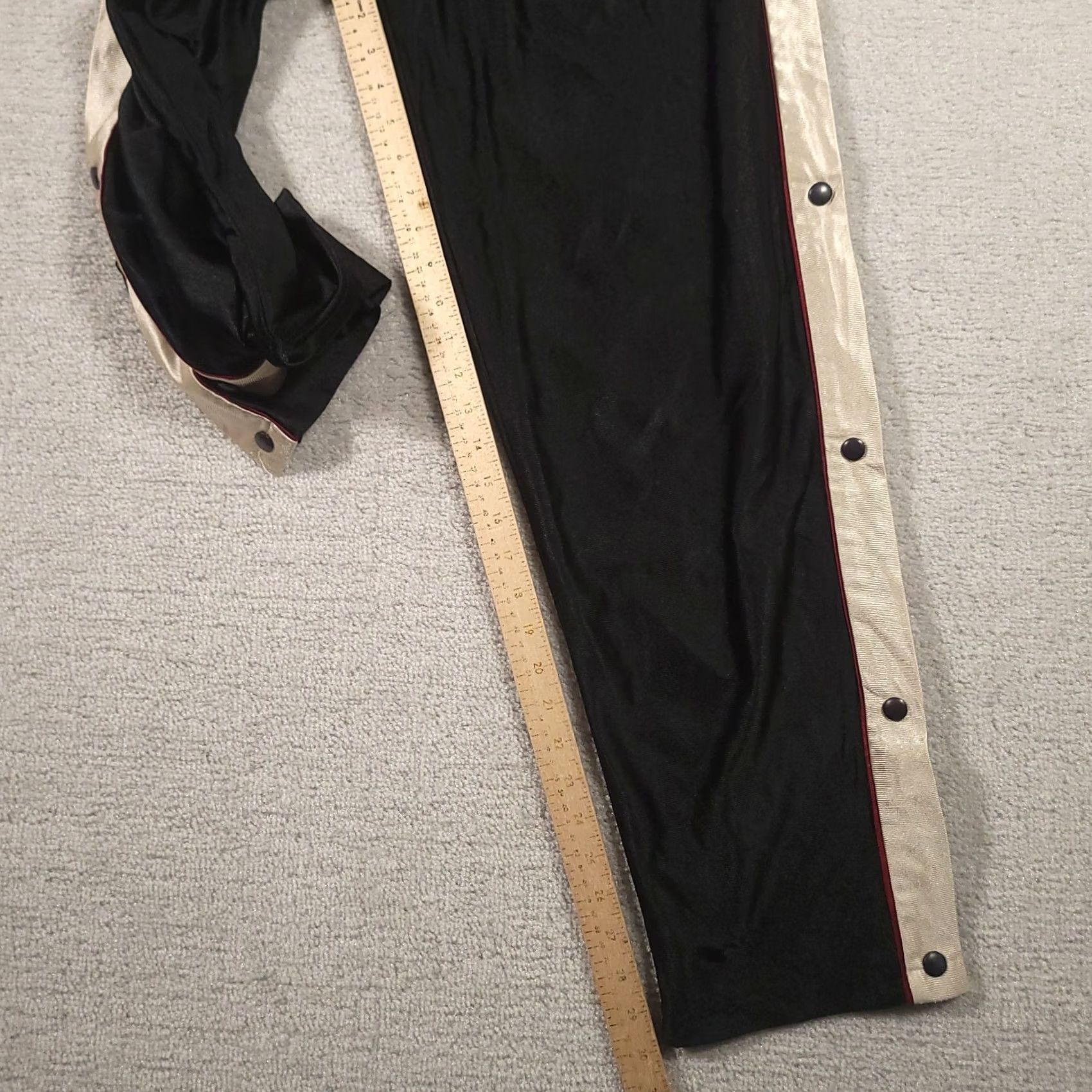 Converse VTG Converse Chuck Taylor All Star Tearaway Track Pants Size L 90s Snap Black Size US 33 - 4 Thumbnail