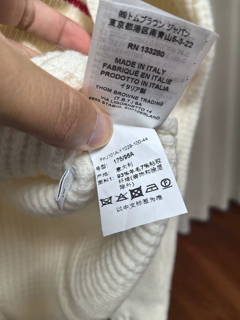 Thom Browne Thom Browne size44 a cardigan, a cardigan sweater Size L / US 10 / IT 46 - 8 Thumbnail