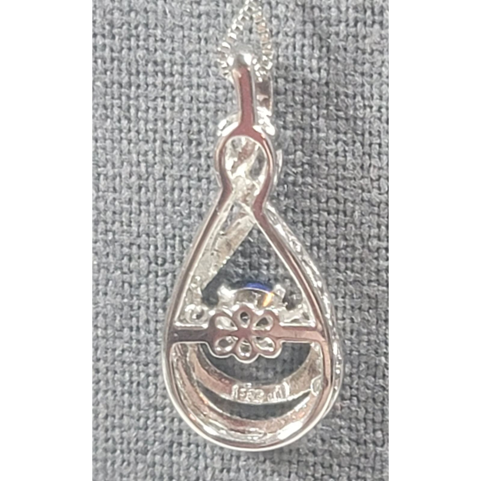 Other Sterling Silver Floating Stone Infinity Closure Necklace Size ONE SIZE - 7 Thumbnail