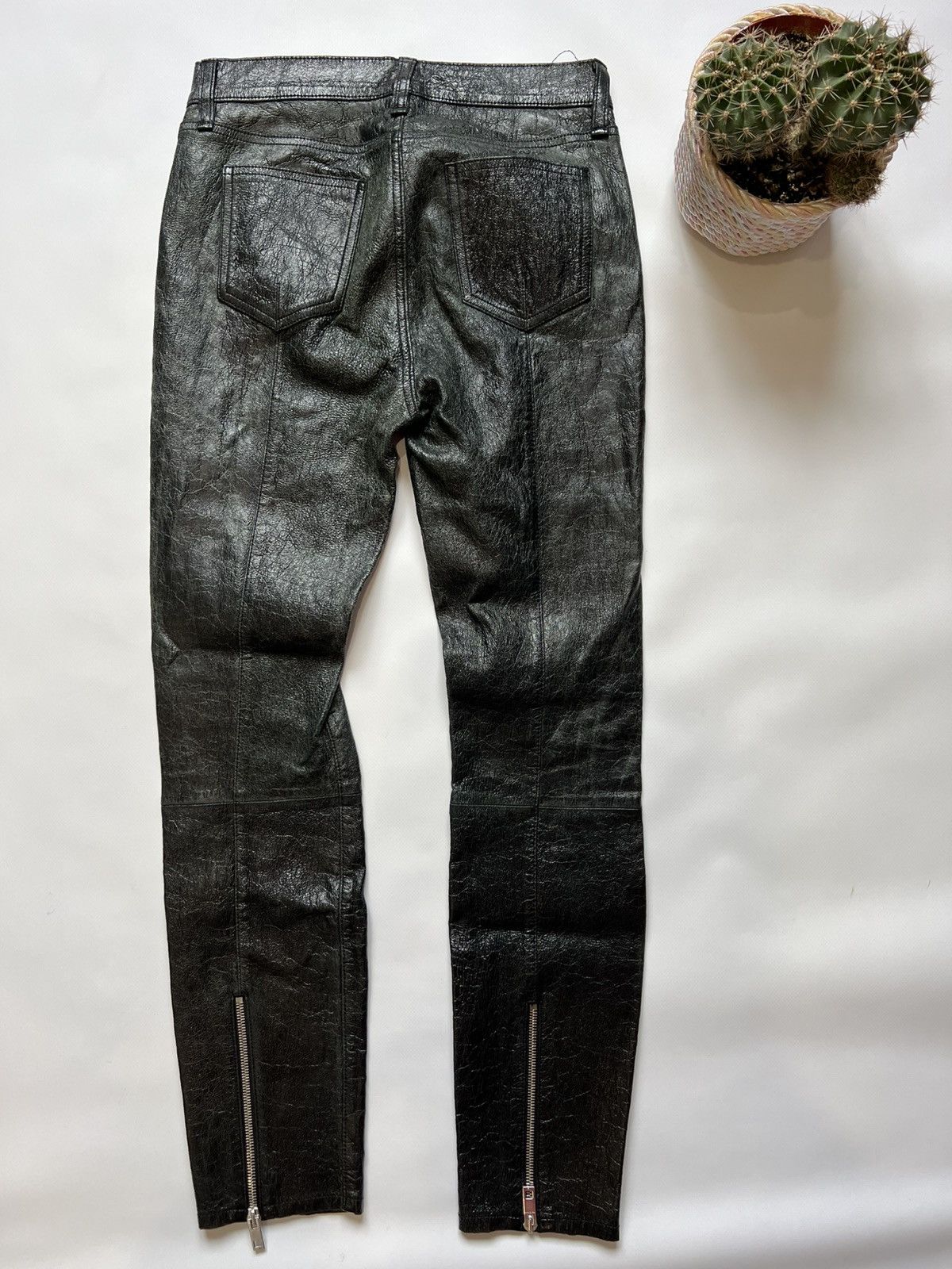 Rag & Bone Rag&Bone Black leather Womens Pants Size 25" / US 0 / IT 36 - 8 Thumbnail