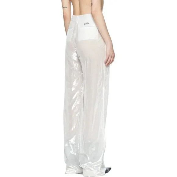 032c 032c The Magic Pants Size 40 L Womens White Trousers $495 Size 34" / US 12 / IT 48 - 16 Thumbnail
