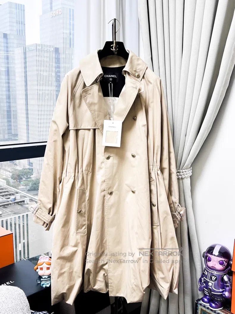 Chanel Chanel 25B autumn and winter khaki dark pattern logo long Size XS / US 0-2 / IT 36-38 - 1 Thumbnail