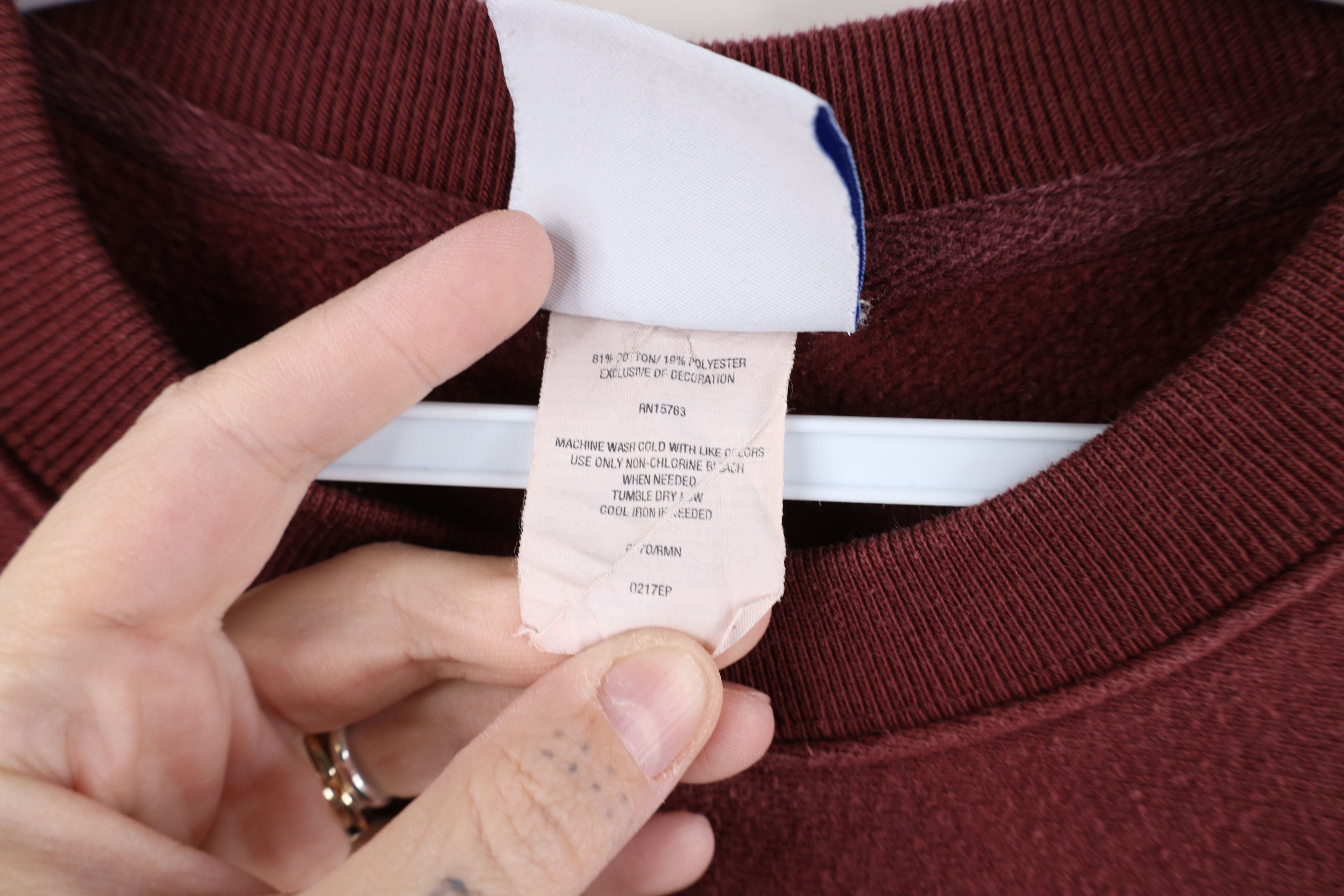 Champion Champion Reverse Weave Heavyweight Crewneck Sweatshirt Red Size US S / EU 44-46 / 1 - 10 Thumbnail