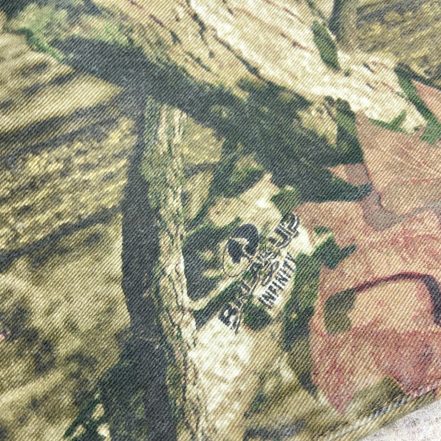Vintage VINTAGE Mossy Oak Jeans Men 36x30 Straight Leg Denim Camouflage 5-Pocket Regular Green Casual Pants Mens Size US 36 / EU 52 - 5 Thumbnail