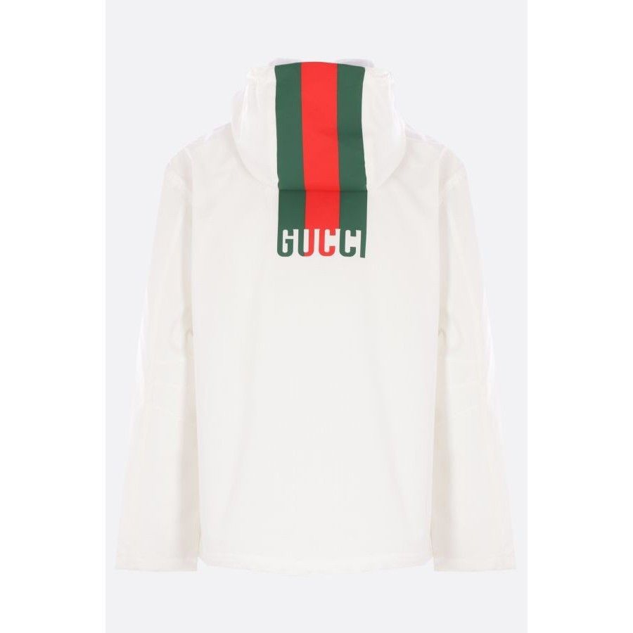 Gucci GUCCI Ripstop Cotton White Windbreaker Jacket New & Authenti Size US L / EU 52-54 / 3 - 2 Thumbnail